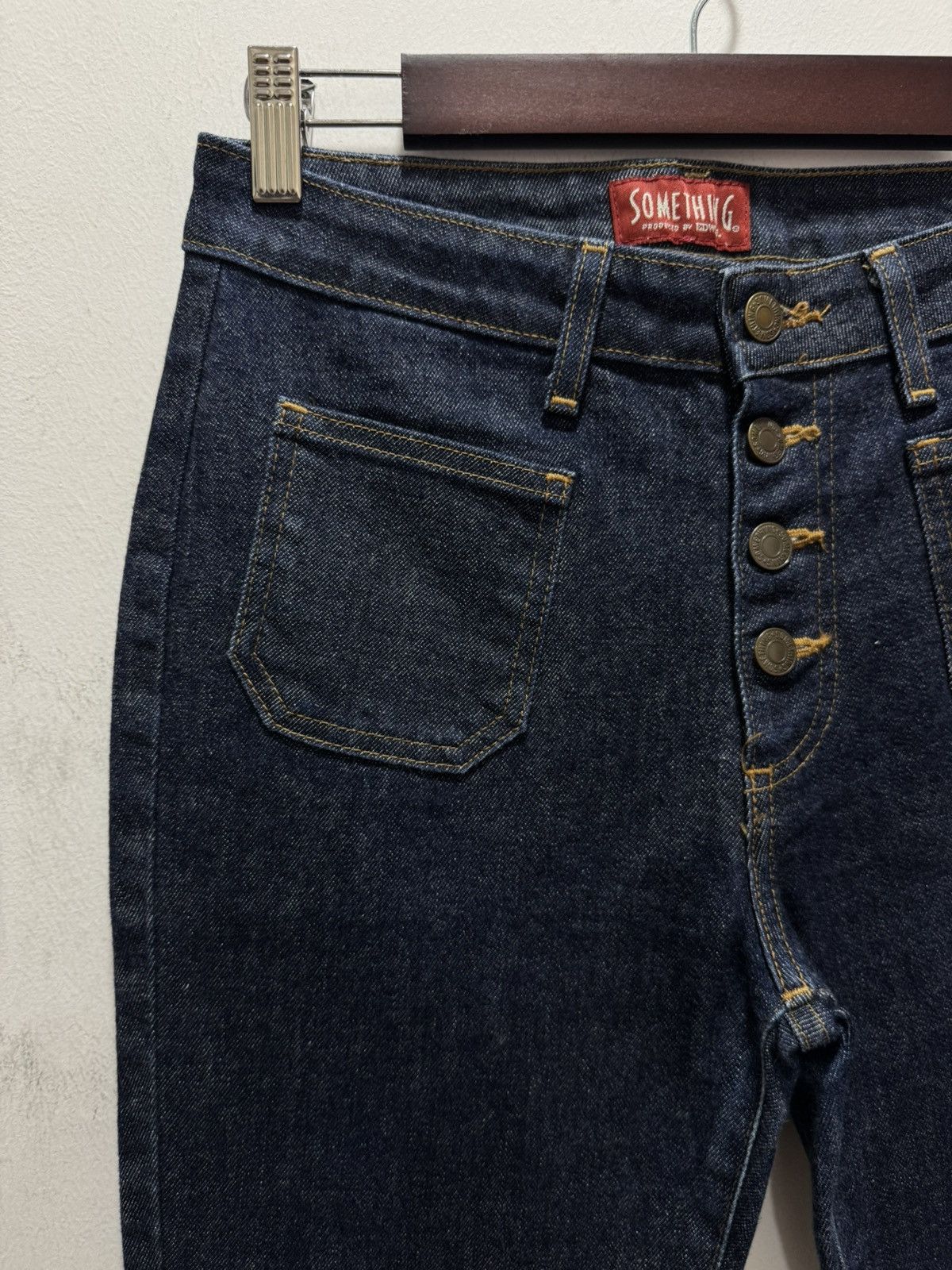 Edwin SOMETHING BY EDWIN STRETCABLE BOOTCUT DENIM JEANS Size US 28 / EU 44 - 5 Thumbnail