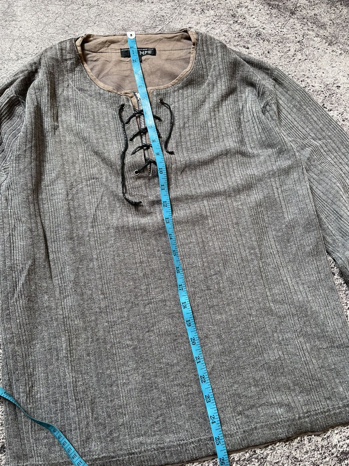 Japanese Brand Y2K Mfe Laced ifsixwasnine long sleeve Size US L / EU 52-54 / 3 - 8 Thumbnail