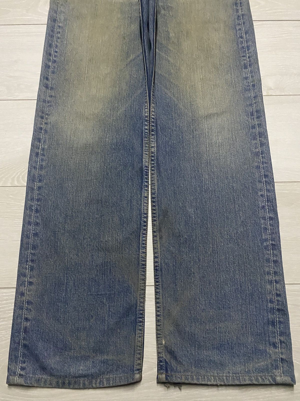 Levi's Vintage Clothing Vintage Levis 503 Mud Wash Distressed Baggy Jeans Size US 31 - 5 Thumbnail