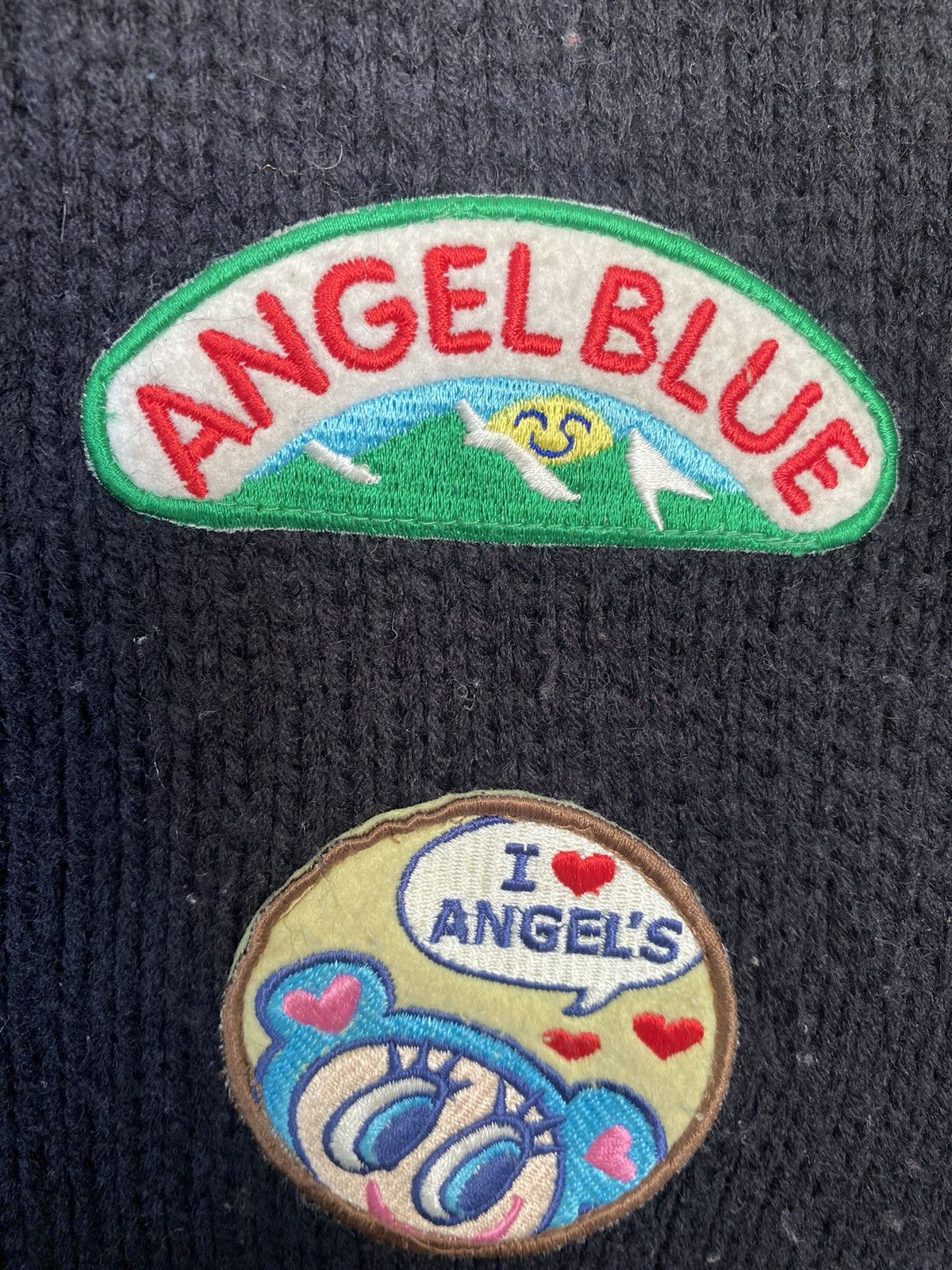 Angel Blue 1990s Angel Blue Knit patch Brand for cute girl Varsity Size M / US 6-8 / IT 42-44 - 7 Thumbnail
