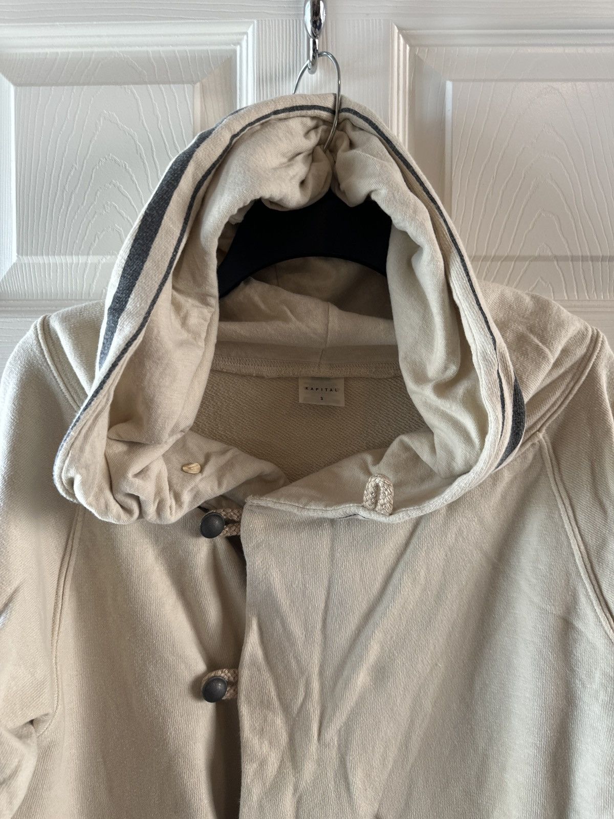 Kapital Kapital asymmetrical naval hoodie Size US M / EU 48-50 / 2 - 5 Thumbnail