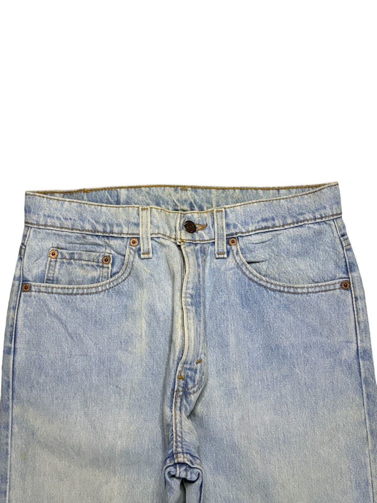 Levi's SALES🔥Vintage 90s Levis 520 Mud Wash Light Blue Baggy Jeans Size US 30 / EU 46 - 4 Thumbnail