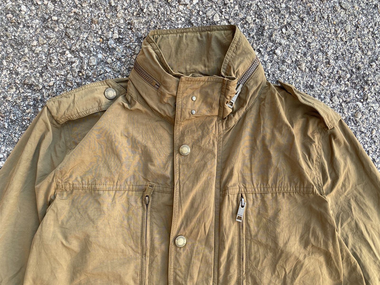 Burberry Burberry Vintage Military Jacket with Packable Hoodie Size US L / EU 52-54 / 3 - 4 Thumbnail