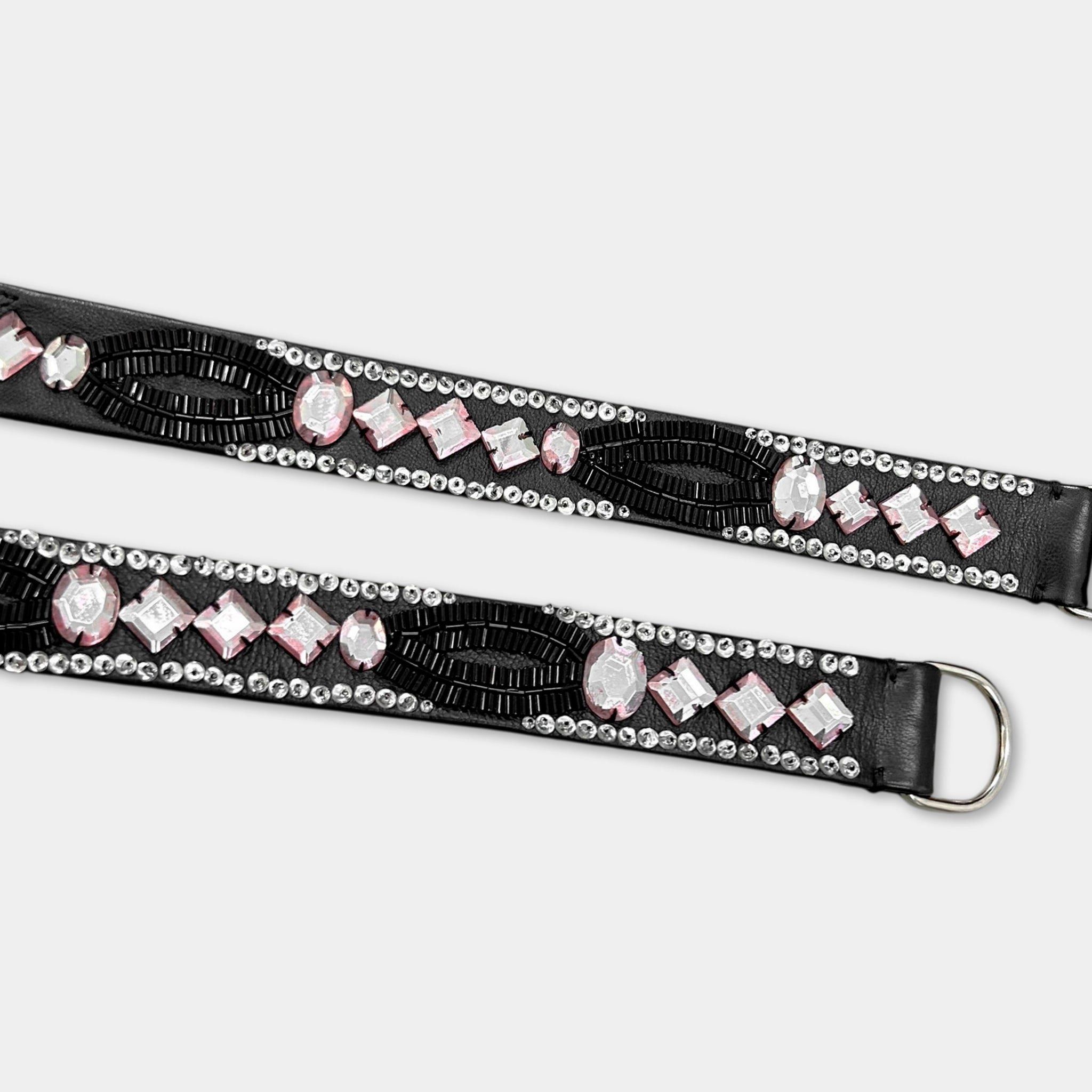Other 2000's Chloé Beaded Crystal Leather Belt Size ONE SIZE - 2 Thumbnail