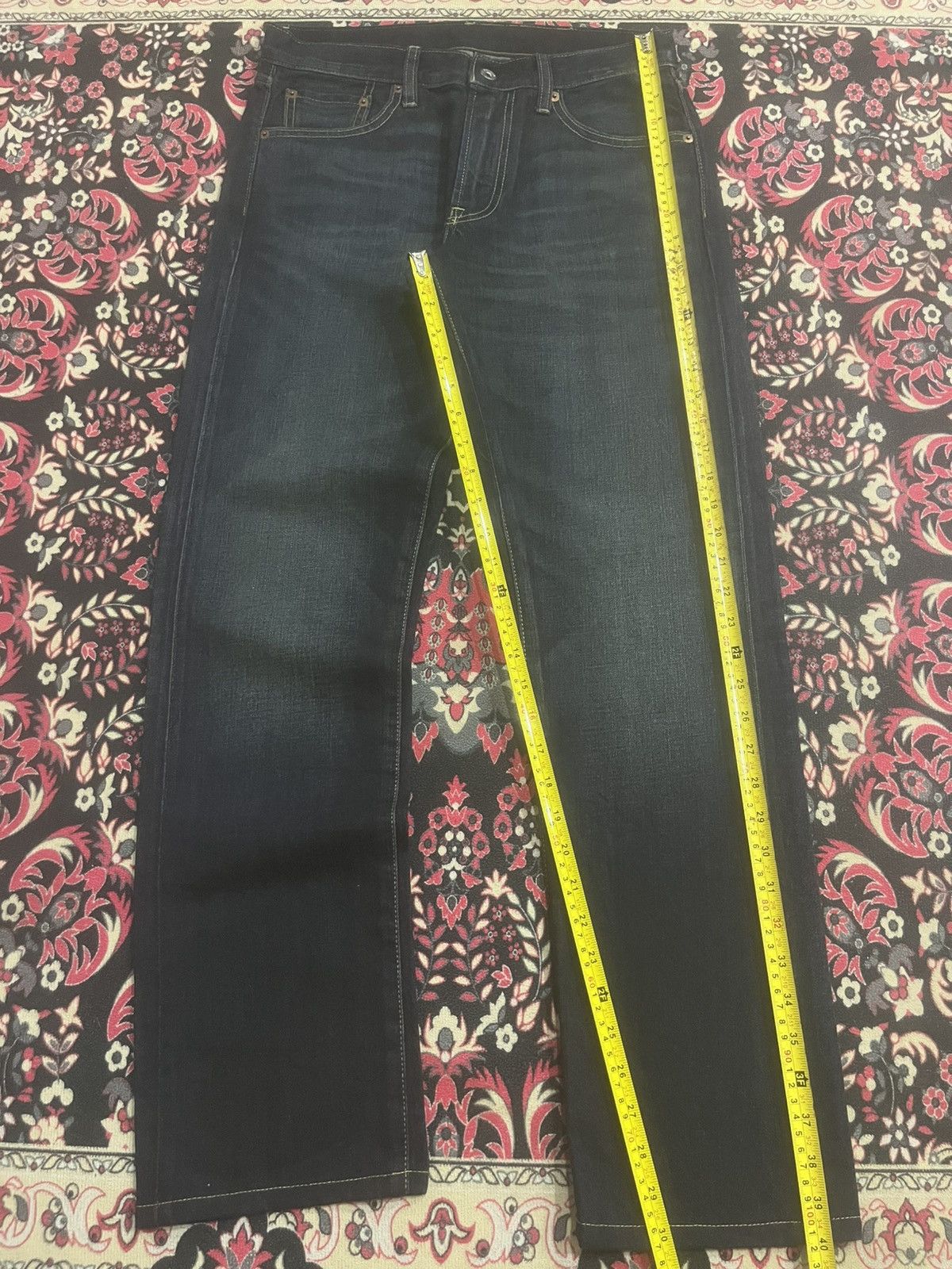 Undercover × Uniqlo Vintage Uniqlo Dark Whisker Blue Regular Fit Selvedge Jeans Size US 29 - 13 Thumbnail