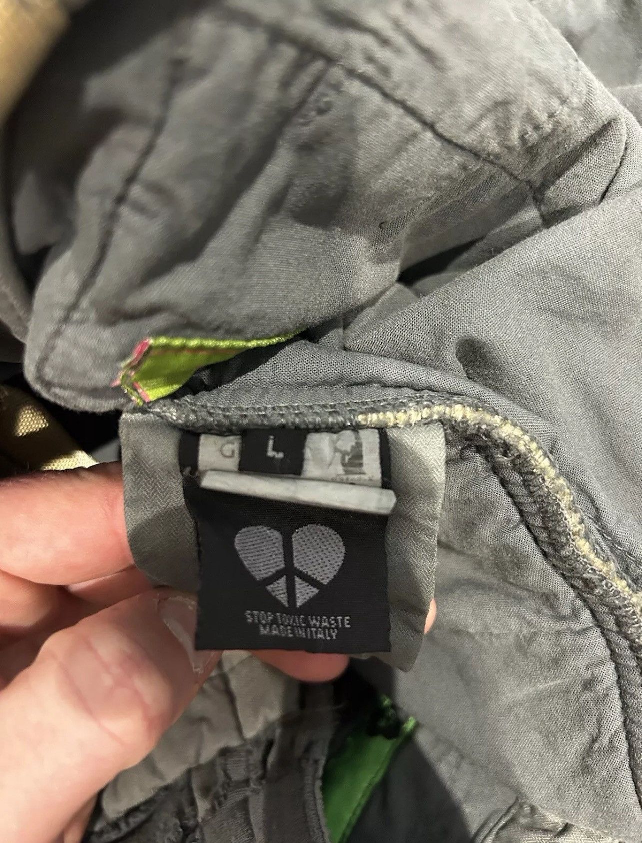 Griffin Griffin Blade-cut Bomber Parka Cotton Green/Grey Mens Large Size US L / EU 52-54 / 3 - 11 Thumbnail