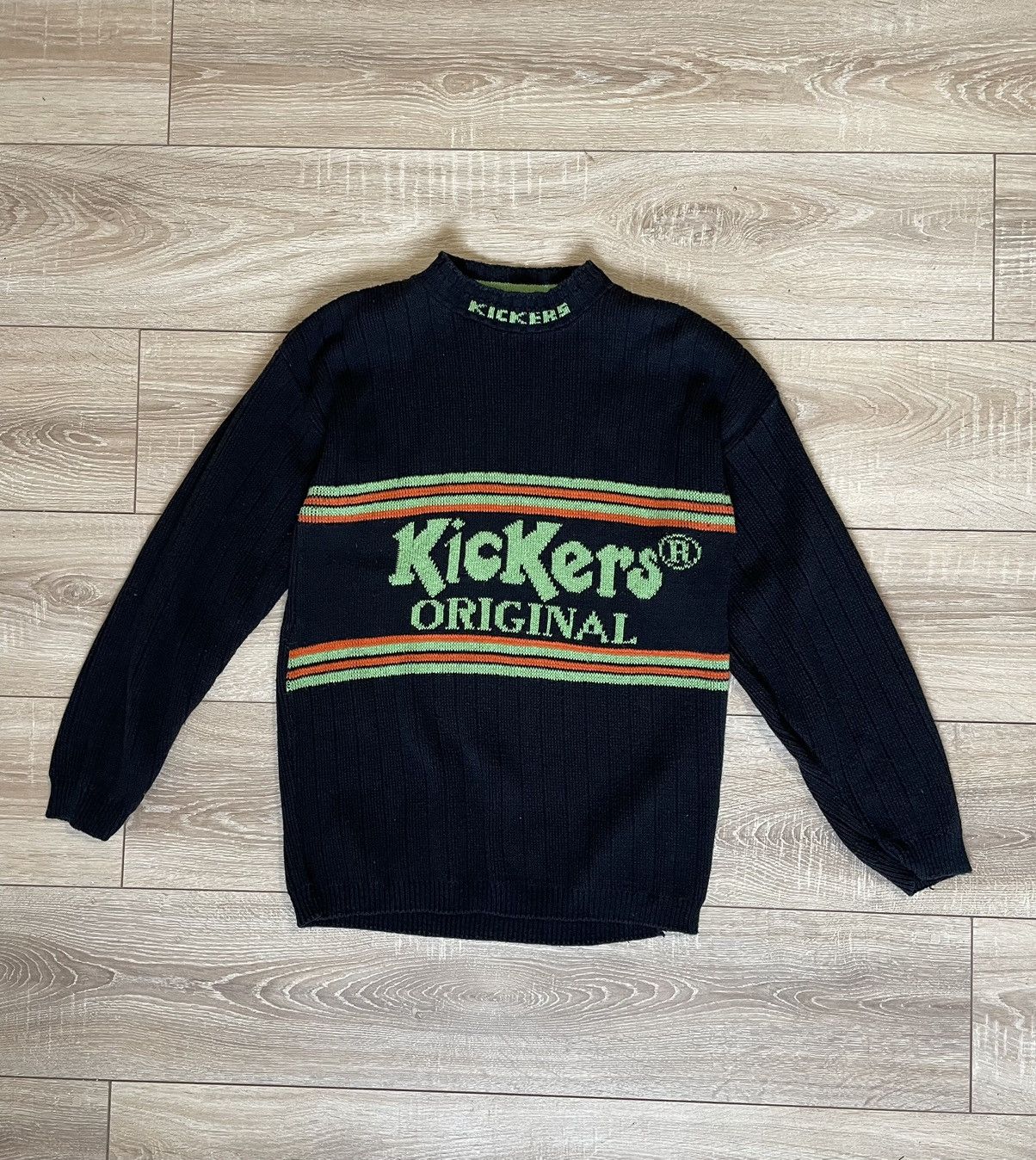 Kickers × Vintage Kickers vintage knit sweater jumper Size US S / EU 44-46 / 1 - 1 Thumbnail