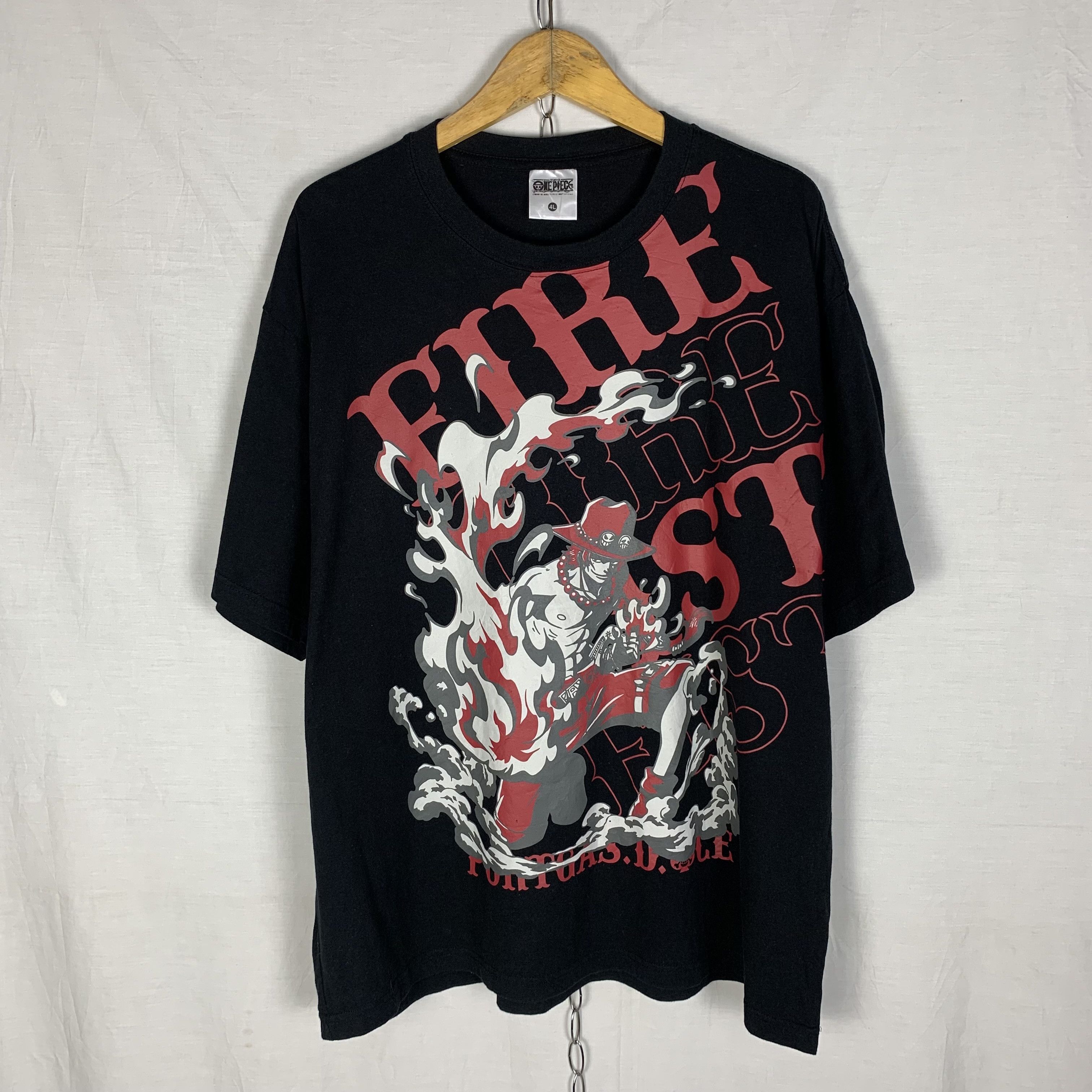 One Piece One Piece Portgas D Ace Fire Fist Tshirt Anime Japan Size US XL / EU 56 / 4 - 1 Thumbnail