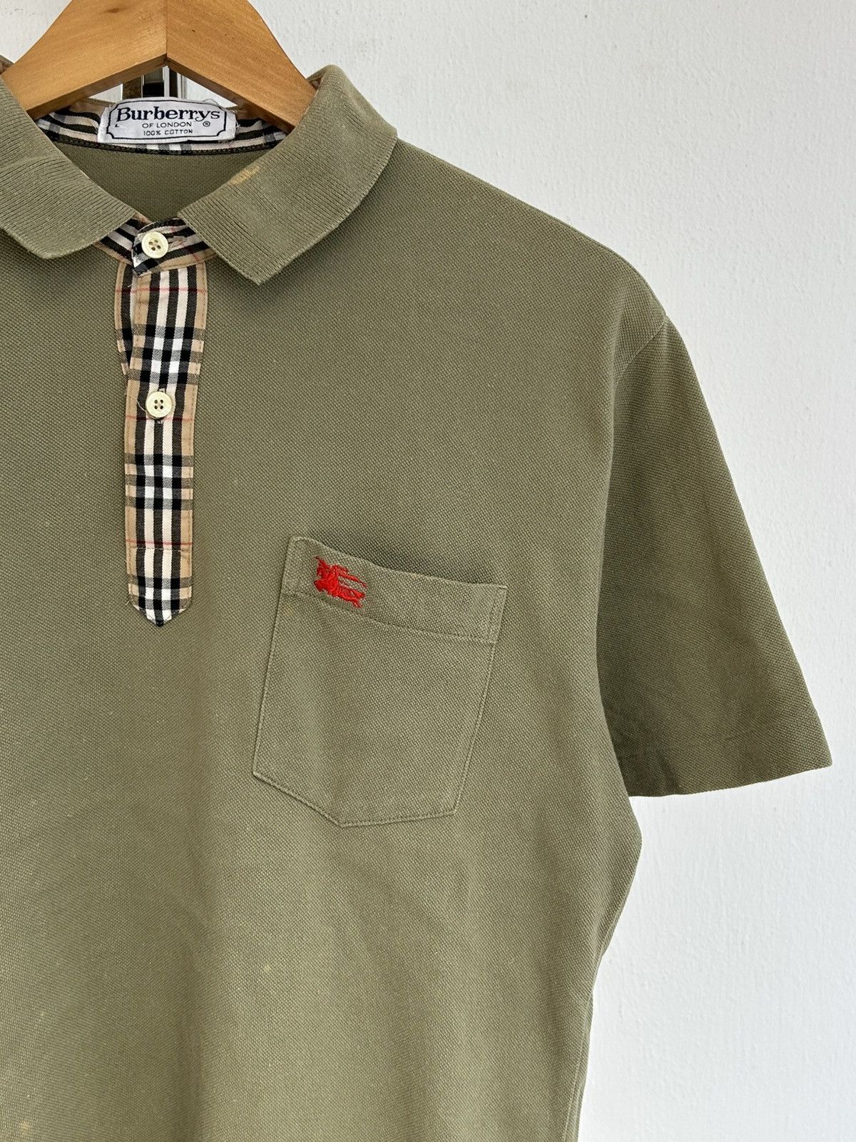 Burberry Burberry Vintage Olive Green Size US L / EU 52-54 / 3 - 6 Thumbnail