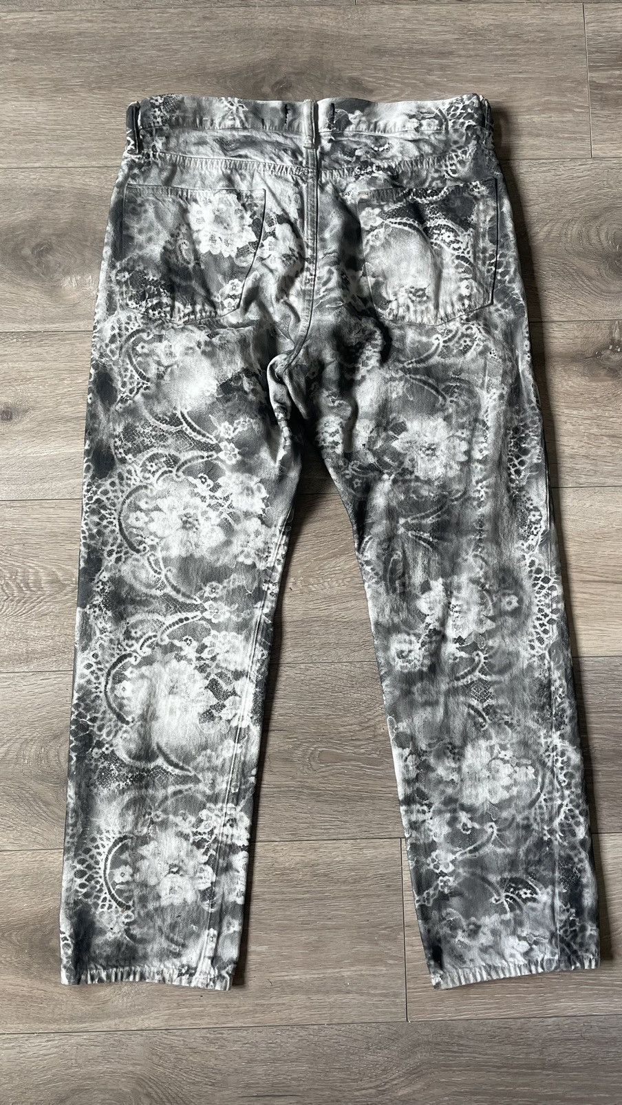 Handmade Honeymoon Hand Painted Denim Size US 32 / EU 48 - 6 Thumbnail