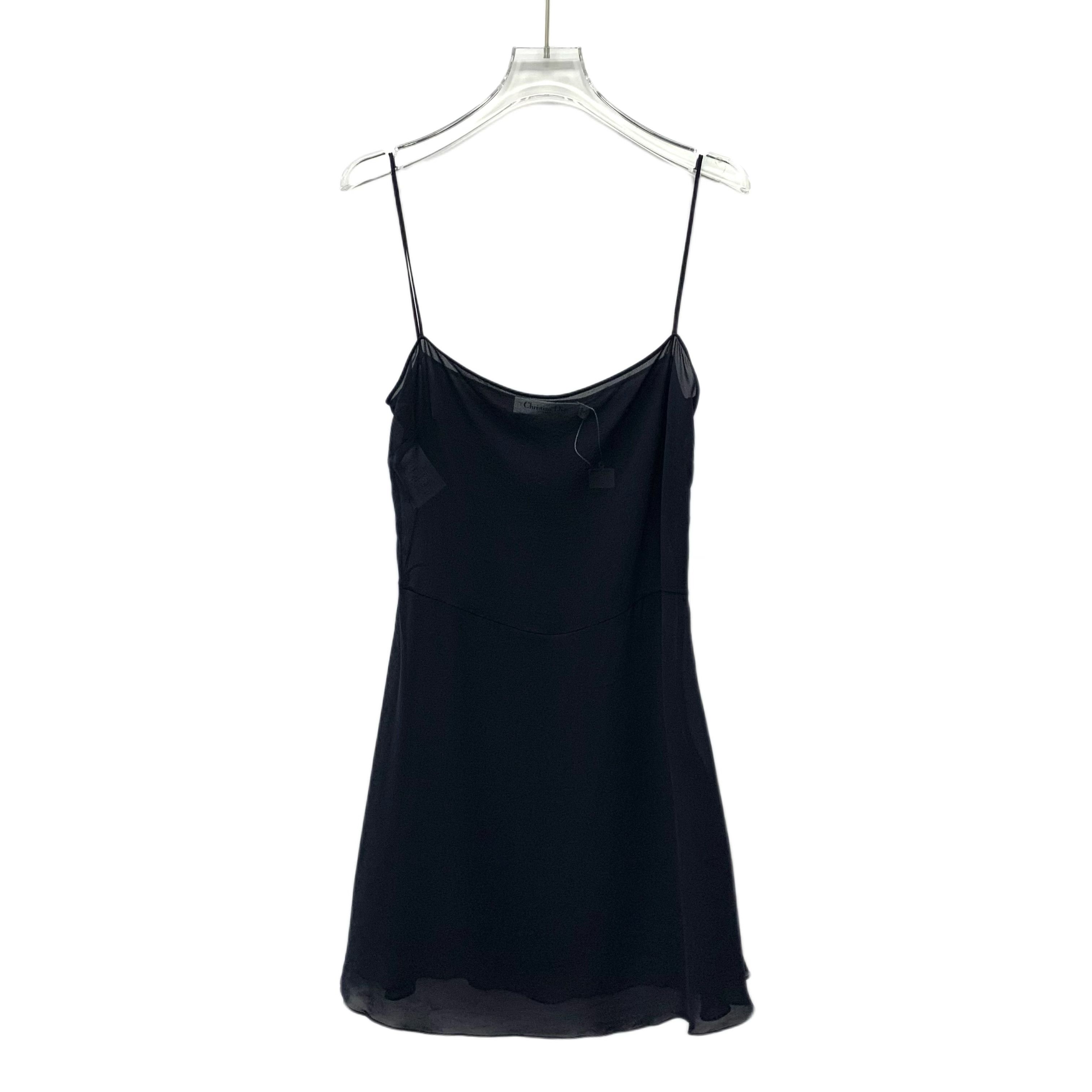 Dior Dior Dress – Grey Linen Lace Collar (Size S) Size S / US 4 / IT 40 - 7 Thumbnail
