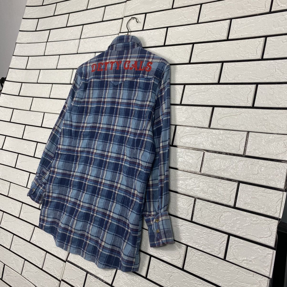 Buzz Rickson's 📌Vintage Flannel Jacket Button R Newbold Tartan Design Size US M / EU 48-50 / 2 - 11 Thumbnail