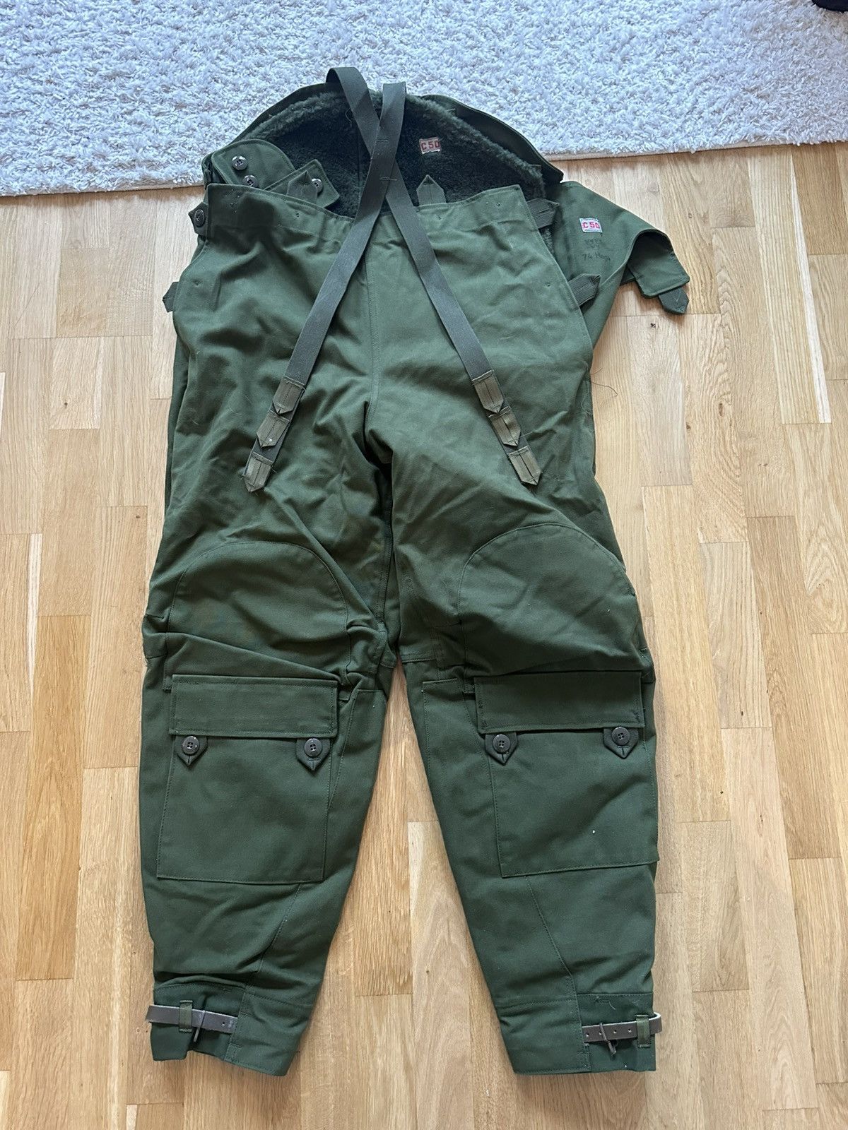 Vintage Swedish Army Motorcycle Pants 1974 Size US 34 / EU 50 - 1 Thumbnail