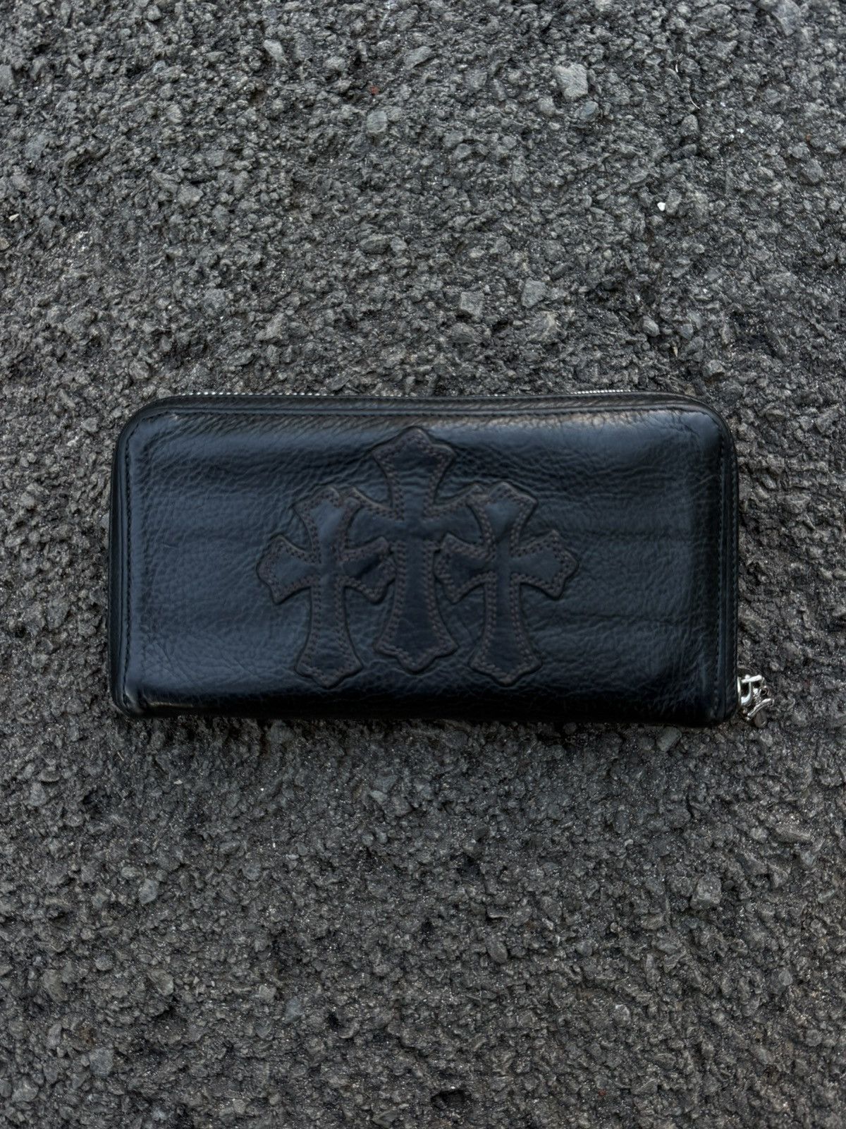 Chrome Hearts Chrome Hearts Cemetery Leather Patch Long Wallet Size ONE SIZE - 10 Thumbnail