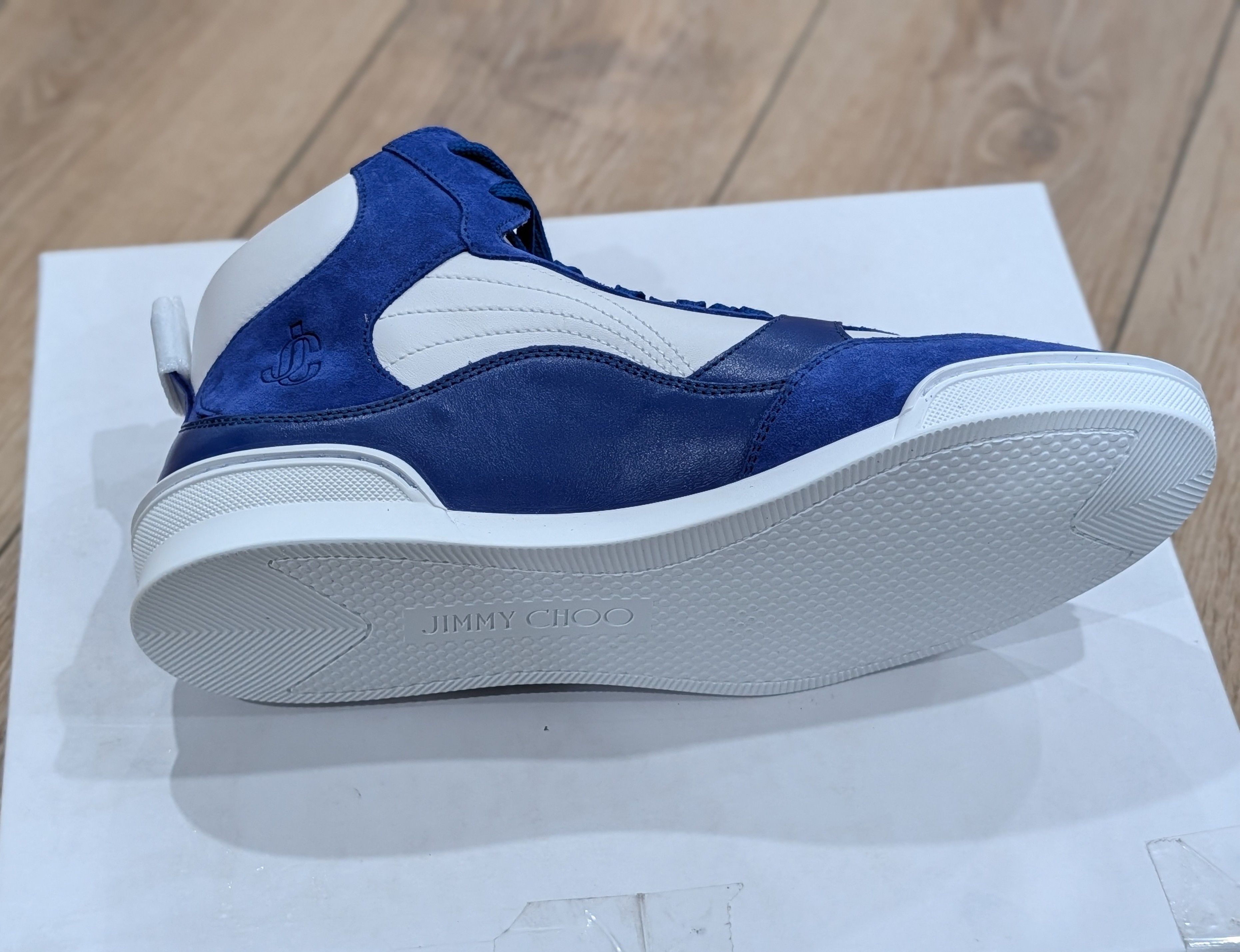 Jimmy Choo Jimmy Choo "Rob" Colorblock Leather Sneakers 41.5 US 8.5 Size US 8.5 / EU 41-42 - 9 Thumbnail