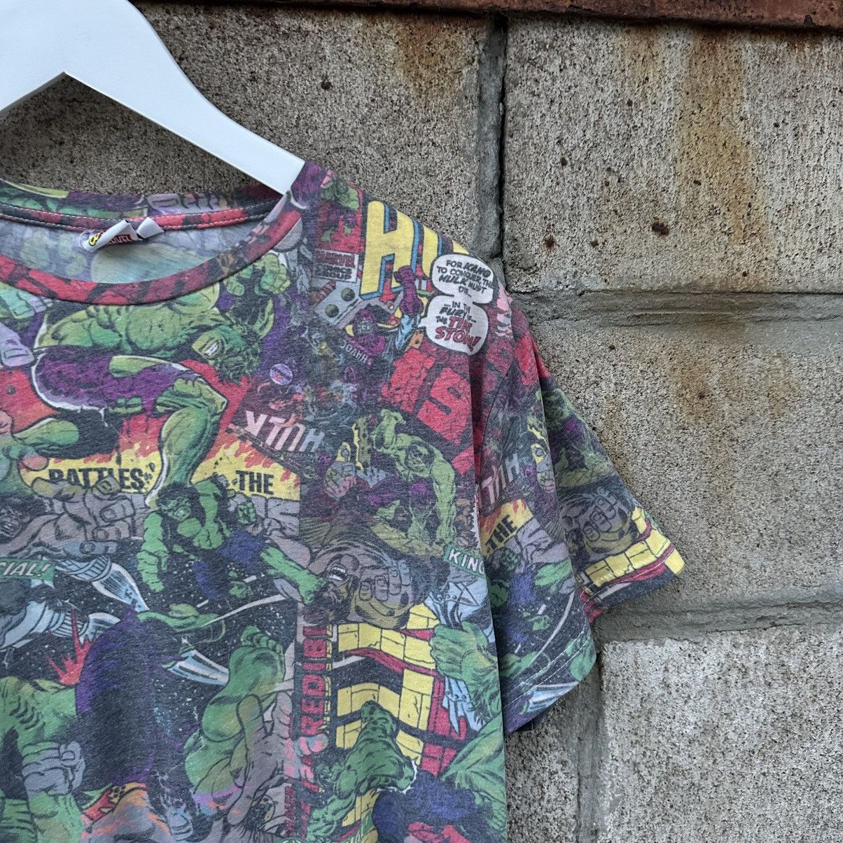 Marvel Comics Vintage Marvel T-shirt Overprinted Size M Y2K 00s USA Size US M / EU 48-50 / 2 - 3 Thumbnail