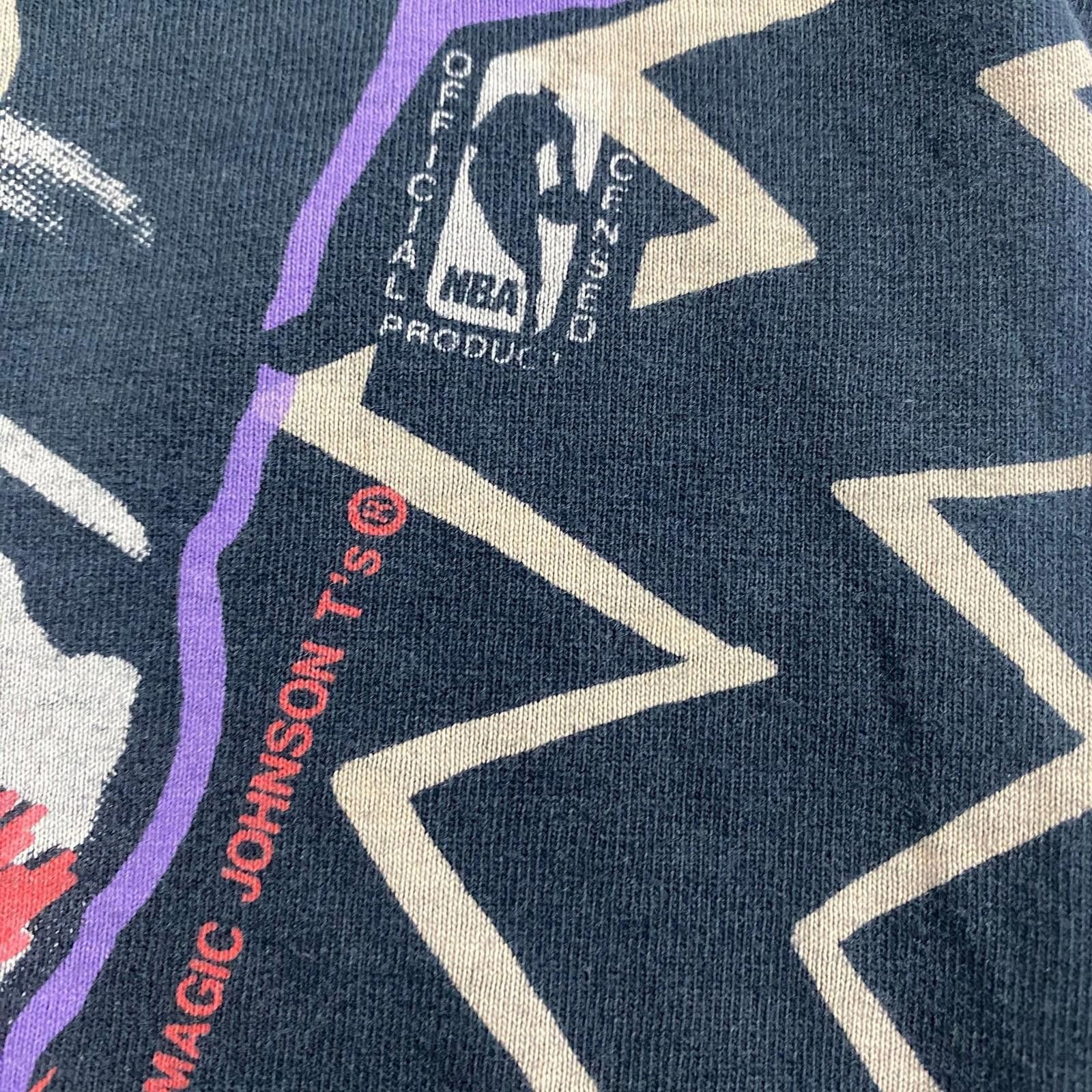 Other 90s Michael Jordan Chicago Bulls Magic Johnson AOP T-Shirt Size ONE SIZE - 7 Thumbnail
