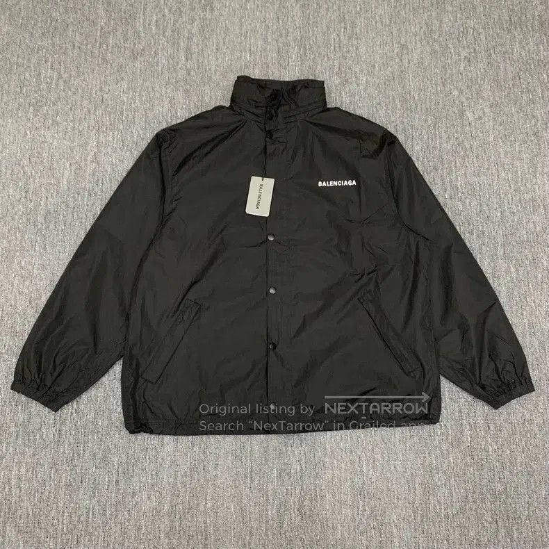 Balenciaga Balenciaga Black Nylon Jacket S. Size US S / EU 44-46 / 1 - 1 Thumbnail