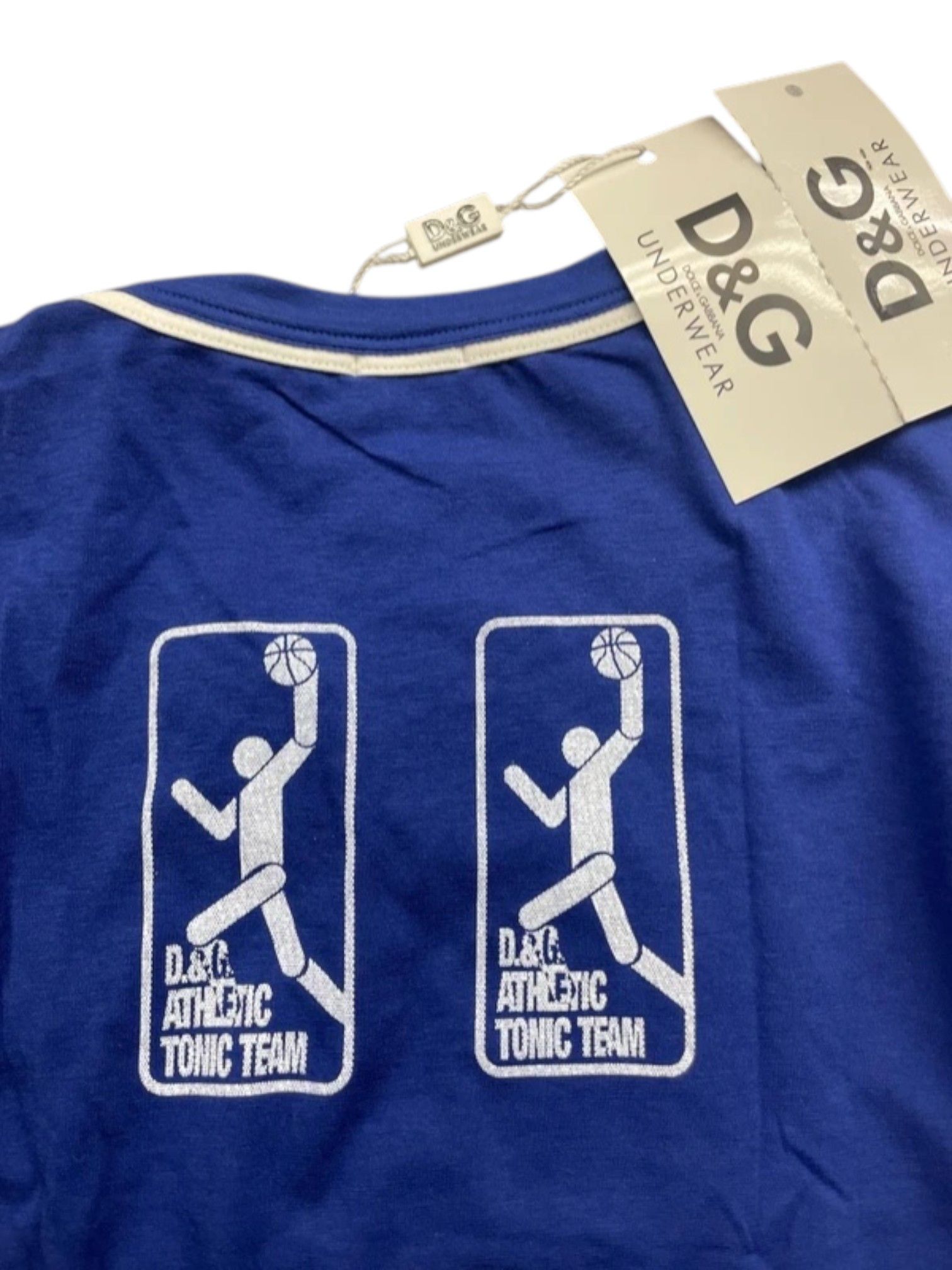 Dolce & Gabbana D&G “Tonic Team” Layered Long Sleeve T-Shirt Size US L / EU 52-54 / 3 - 8 Thumbnail