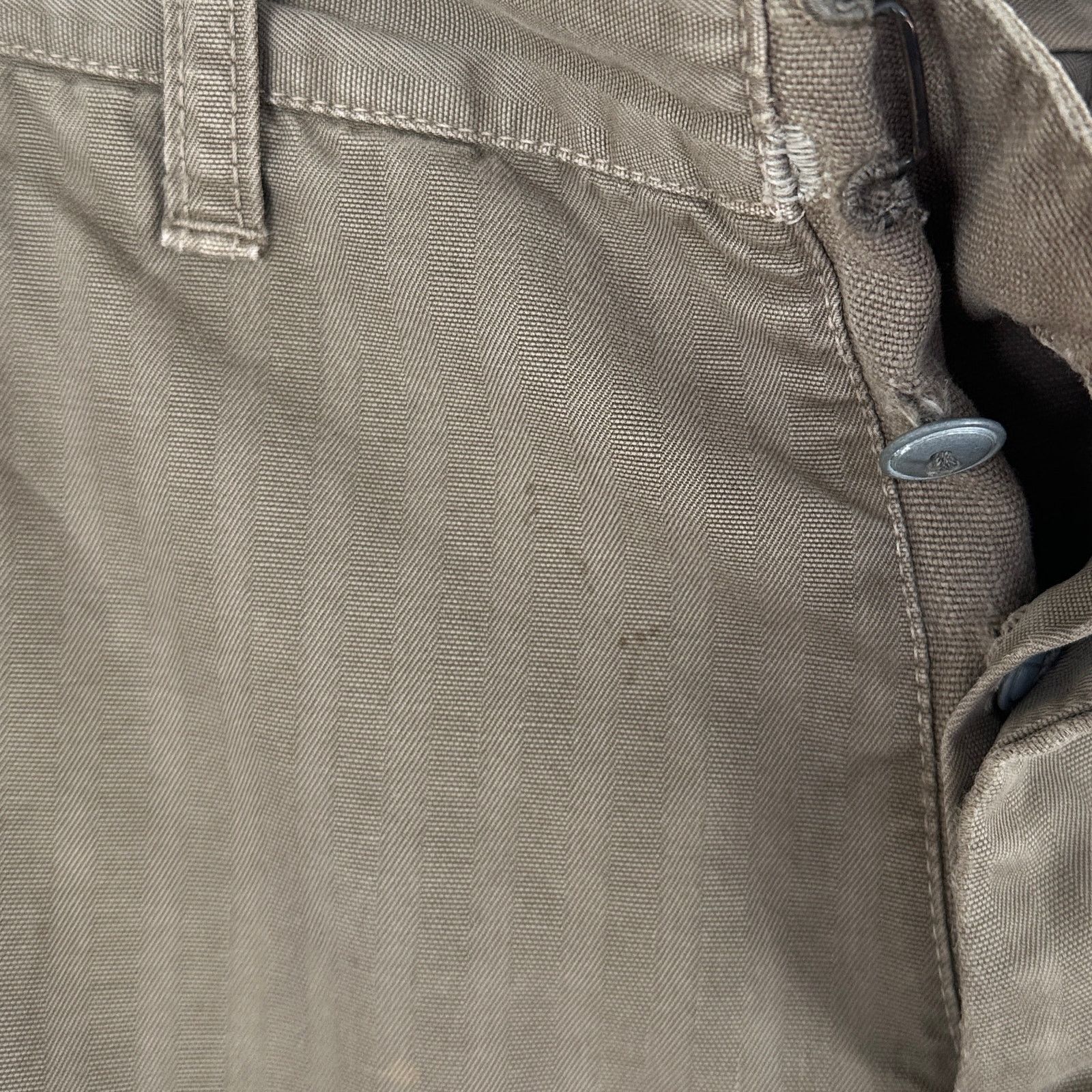 Kapital Brown Striped Cargo Pants Size US 29 - 3 Thumbnail