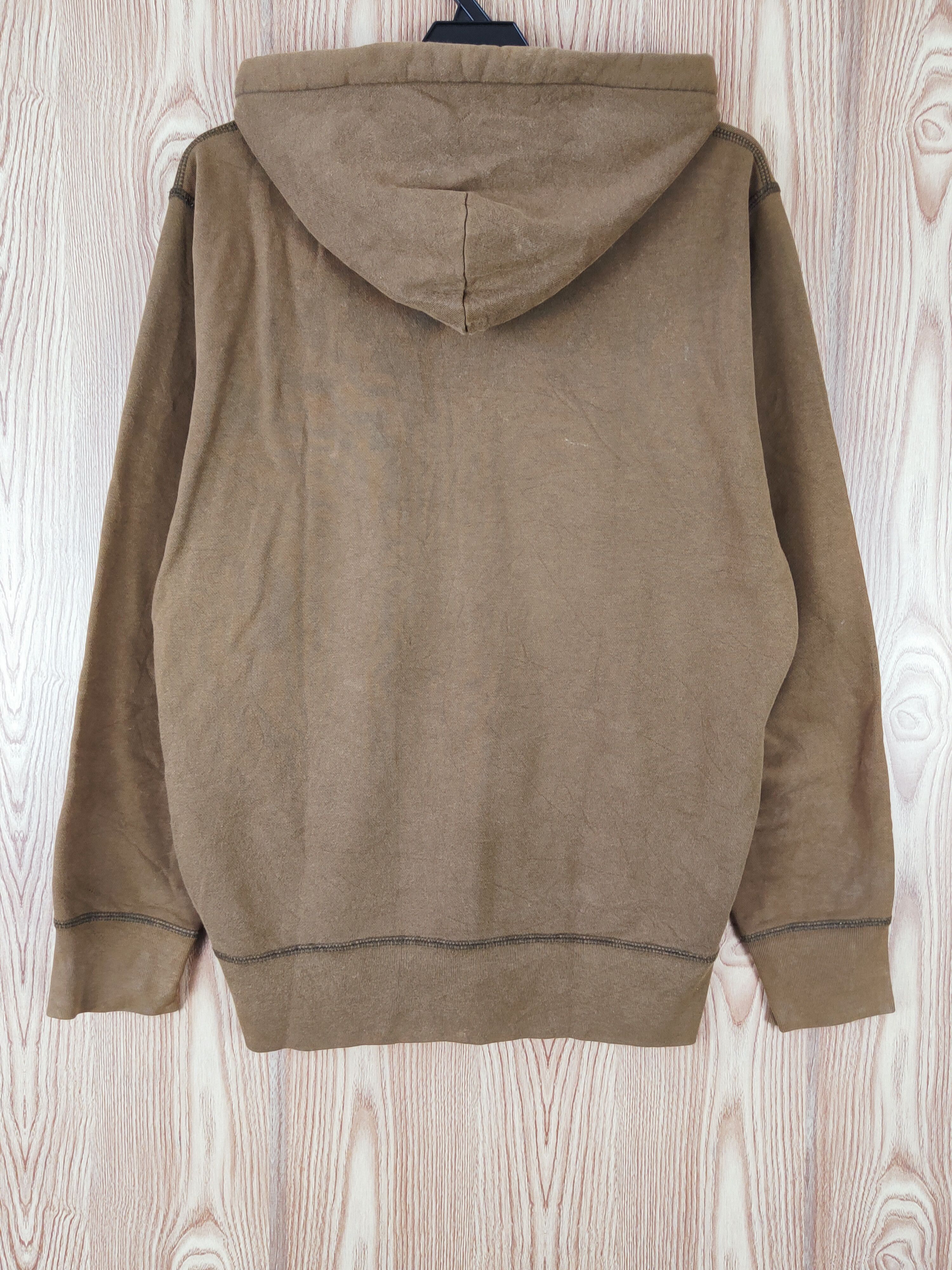 Uniqlo × Vintage Vintage Uniqlo Plain Dark Brown Hoodie Sweaters Size US L / EU 52-54 / 3 - 7 Thumbnail