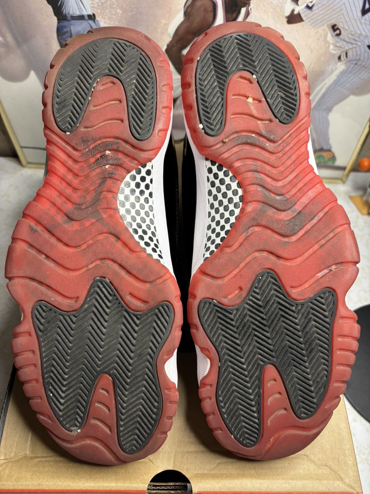 Jordan Brand Air Jordan 11 Retro Bred Size US 12 / EU 45 - 5 Thumbnail