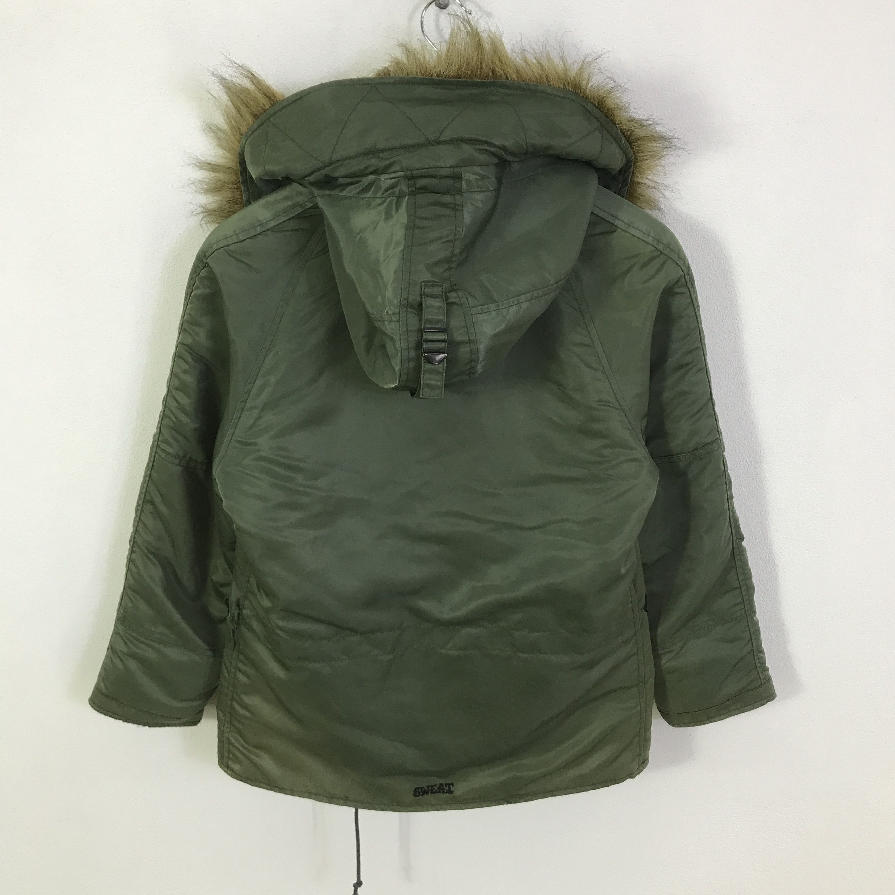 Japanese Brand Rna fur hoodie winter jacket K113B15 Size US M / EU 48-50 / 2 - 2 Thumbnail