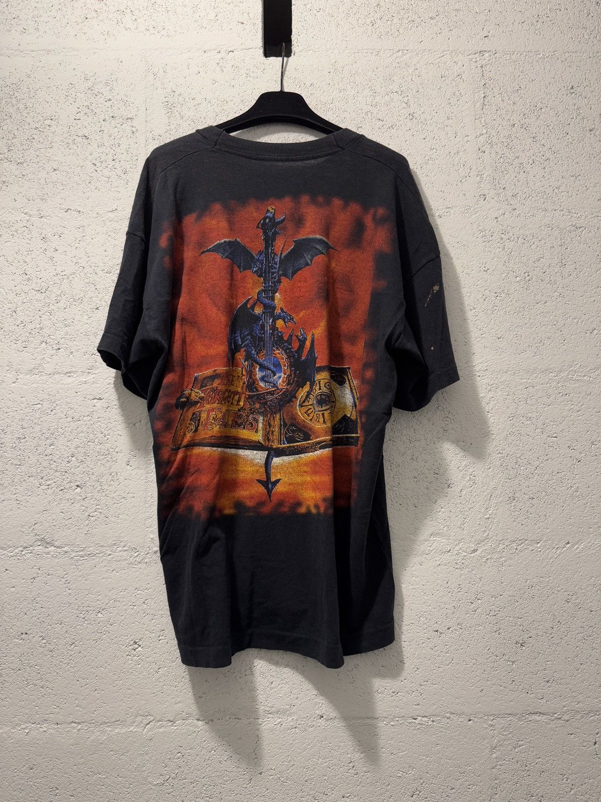 Band Tees × Vintage *RARE* 1998 BLIND GUARDIAN MIRROR BAND TEE METAL FADED 90S Size US XL / EU 56 / 4 - 5 Thumbnail