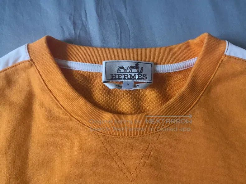 Hermes Hermes Short Sleeve T-Shirt, Classic Orange Size US L / EU 52-54 / 3 - 2 Thumbnail