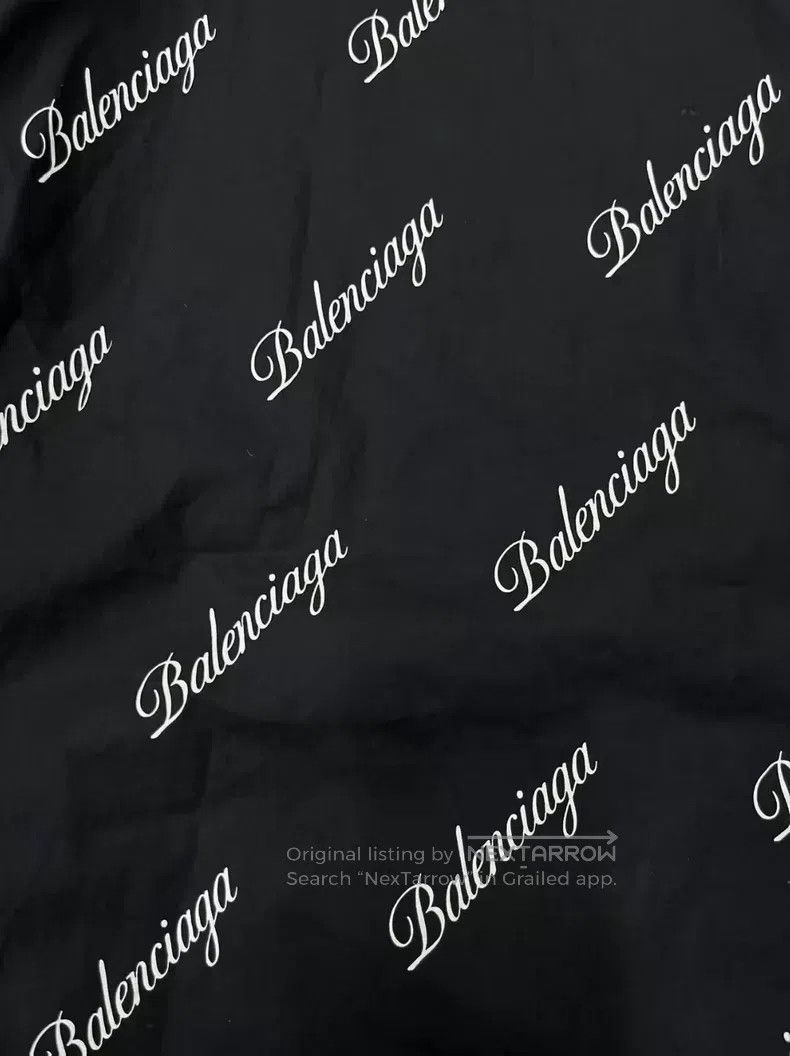 Balenciaga Balenciaga size 39 Logo printed classic long sleeve shirt Size US S / EU 44-46 / 1 - 4 Thumbnail