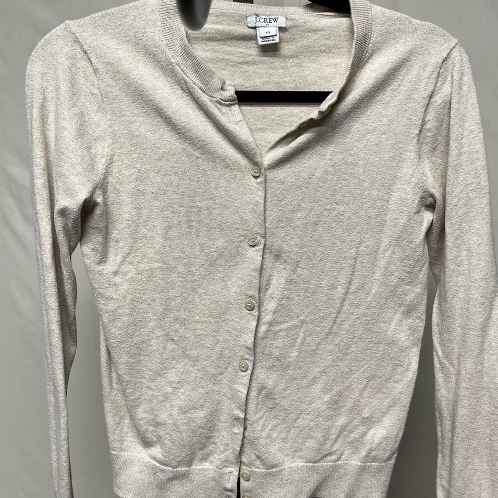 J.Crew J. Crew Classic Cotton Cardigan Size XS / US 0-2 / IT 36-38 - 1 Thumbnail