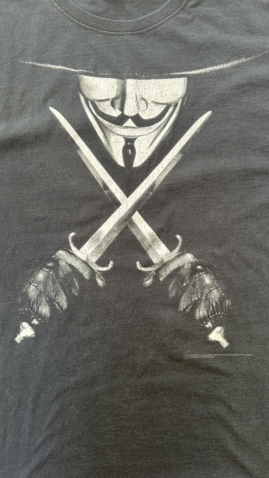 Other VINTAGE V FOR VENDETA MOVIE DC TEE Size US M / EU 48-50 / 2 - 2 Thumbnail
