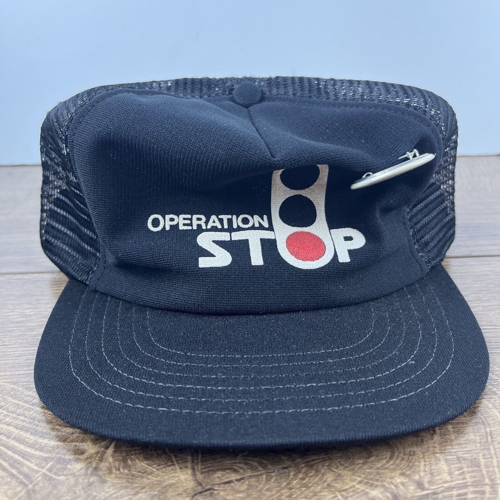 Other Operation Stop Snapback Hat Black Adjustable Hat Black Adult Size ONE SIZE - 2 Thumbnail