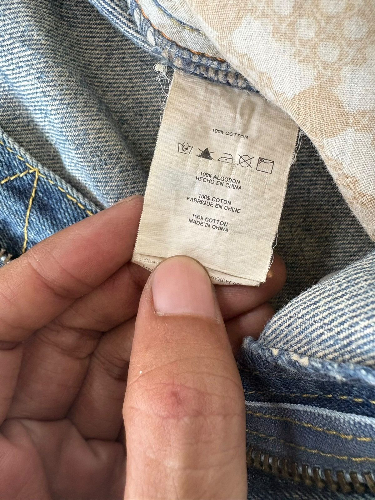 Oakley Vintage Oakley Mud Wash Distressed Baggy Cargo Jeans Size US 30 / EU 46 - 10 Thumbnail