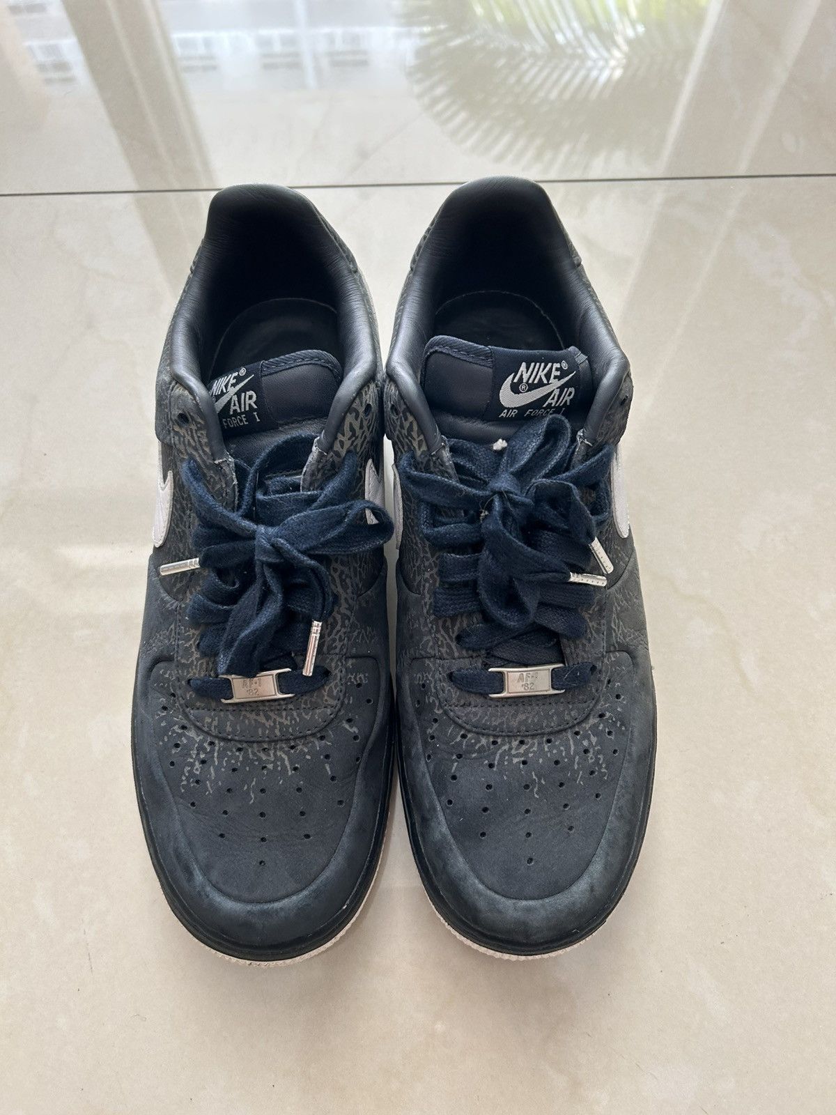 Nike Nike Air Force 1 elephant Print Obsidian Size US 9.5 / EU 42-43 - 2 Thumbnail
