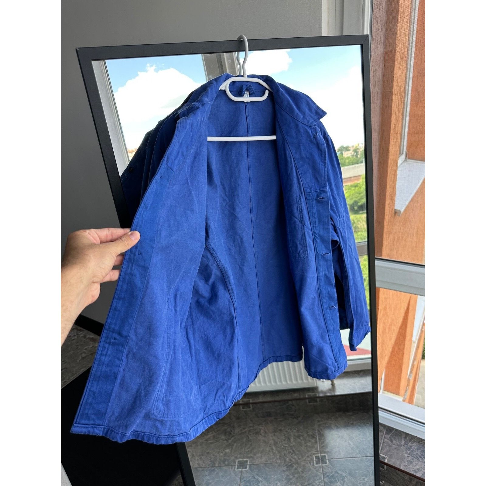 Vintage Vintage Sanfor 70s French Workwear Navy Jacket Sz M Size US M / EU 48-50 / 2 - 12 Thumbnail