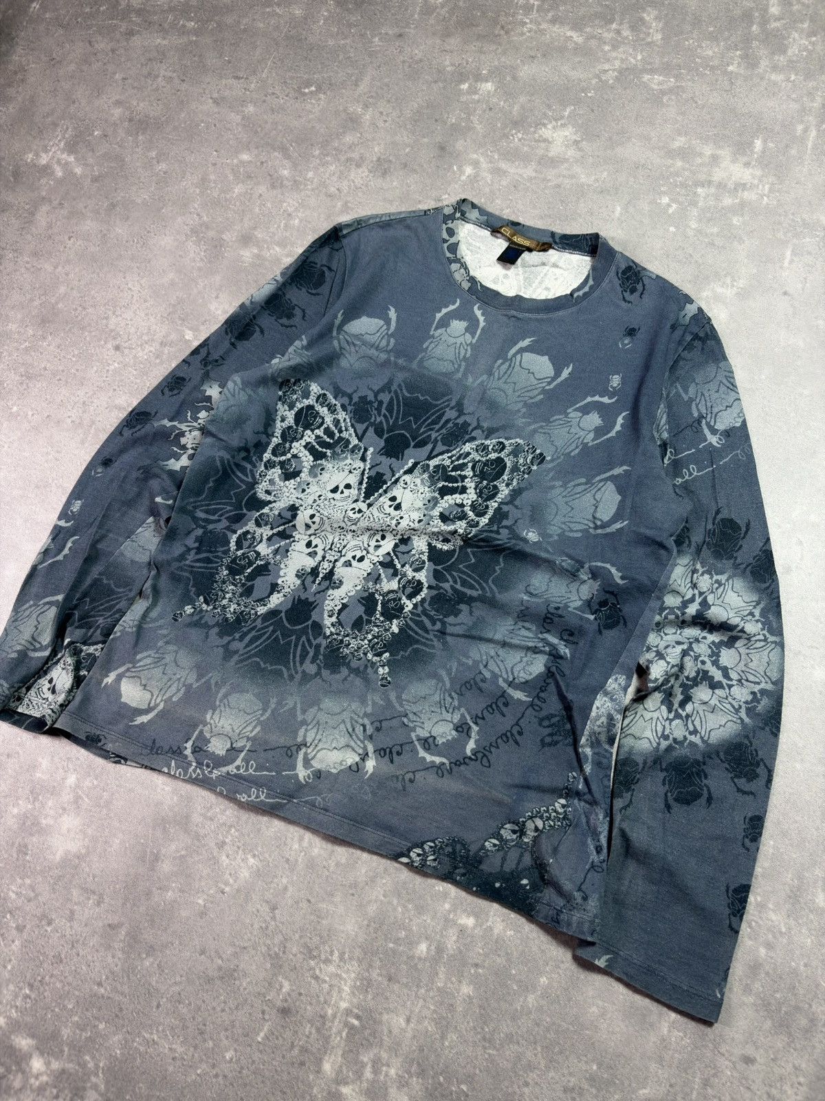 Roberto Cavalli 00s Class Roberto Cavalli Skulls Insects AOP Longsleeve S M Size US M / EU 48-50 / 2 - 7 Thumbnail