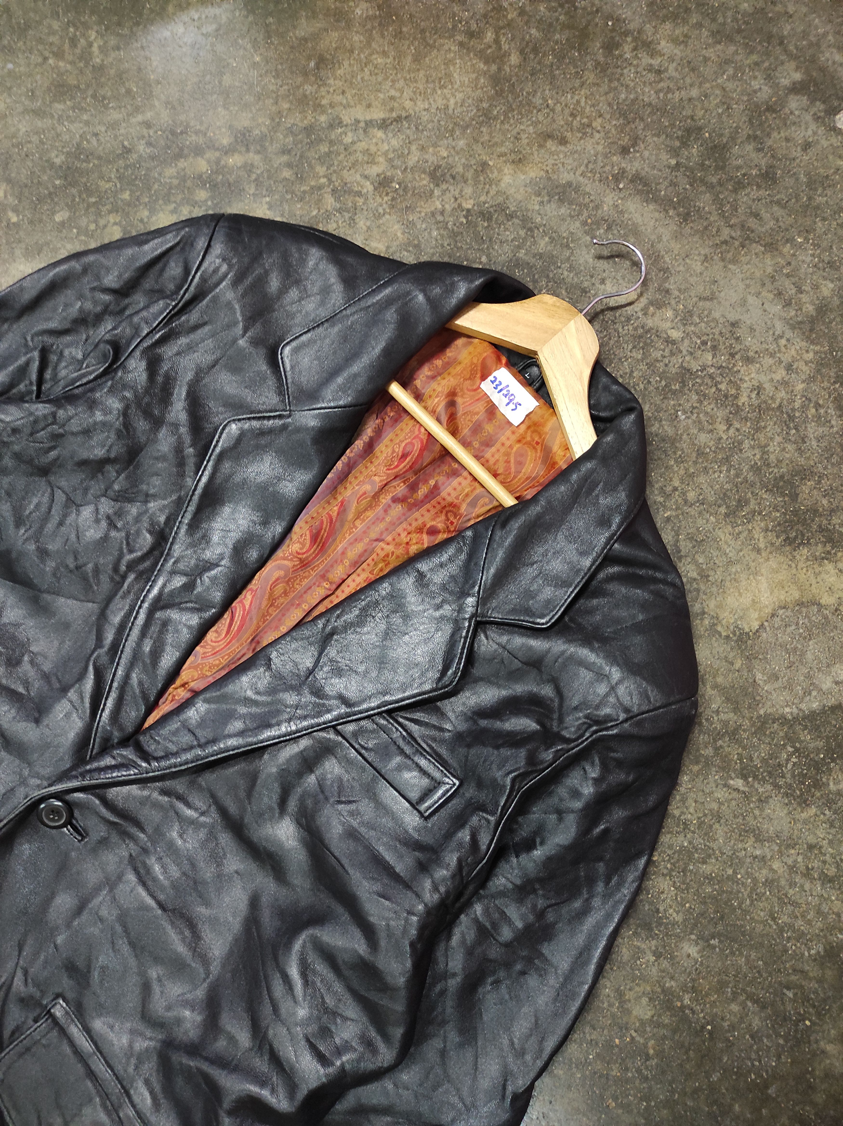 Japanese Brand × Vintage SHEEPSKIN VTG LEATHER JACKET COAT Size US L / EU 52-54 / 3 - 3 Thumbnail