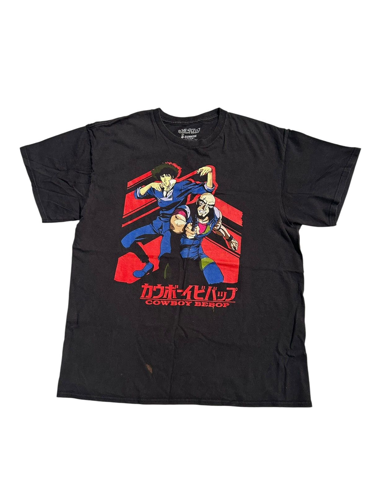 Anime Cowboy Bepop Japanese Anime Faded Shirt Size US L / EU 52-54 / 3 - 3 Thumbnail