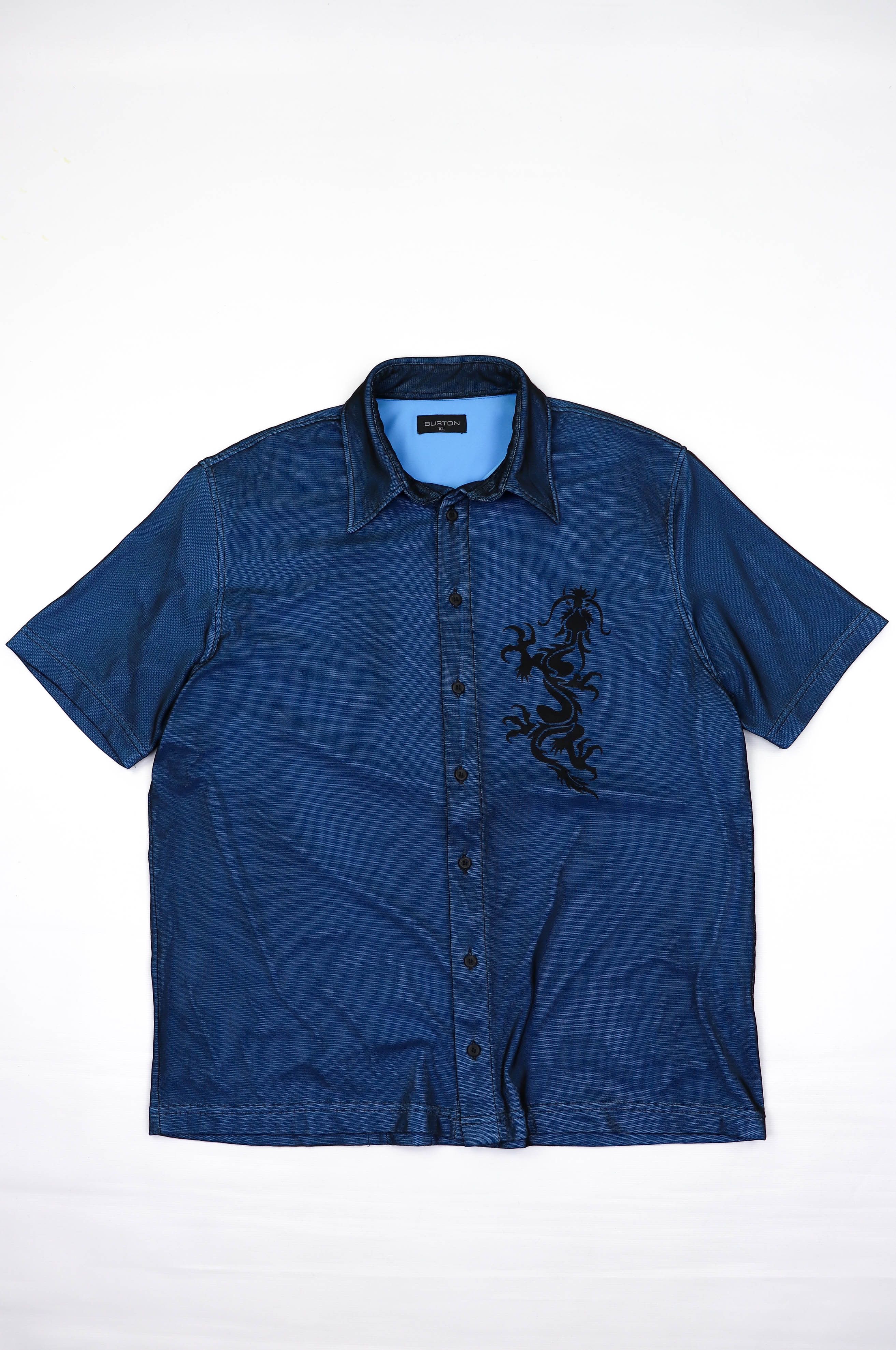 Burton Burton Vintage Dragon Graphics Mesh Double Layered Shirt Size US L / EU 52-54 / 3 - 1 Thumbnail