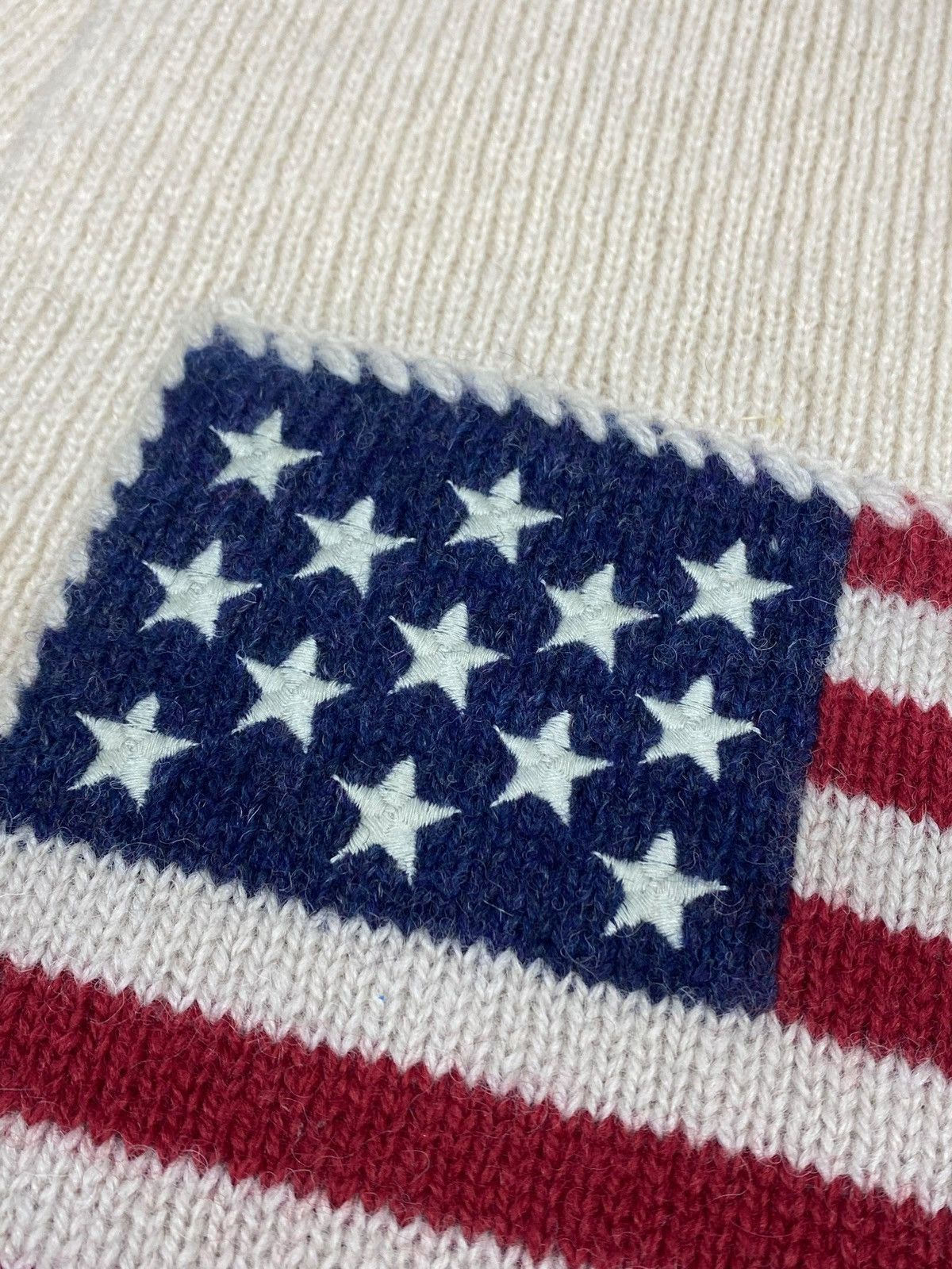 Polo Ralph Lauren Vintage Polo Ralph Lauren 2000s American Flag Scarf Size ONE SIZE - 6 Thumbnail