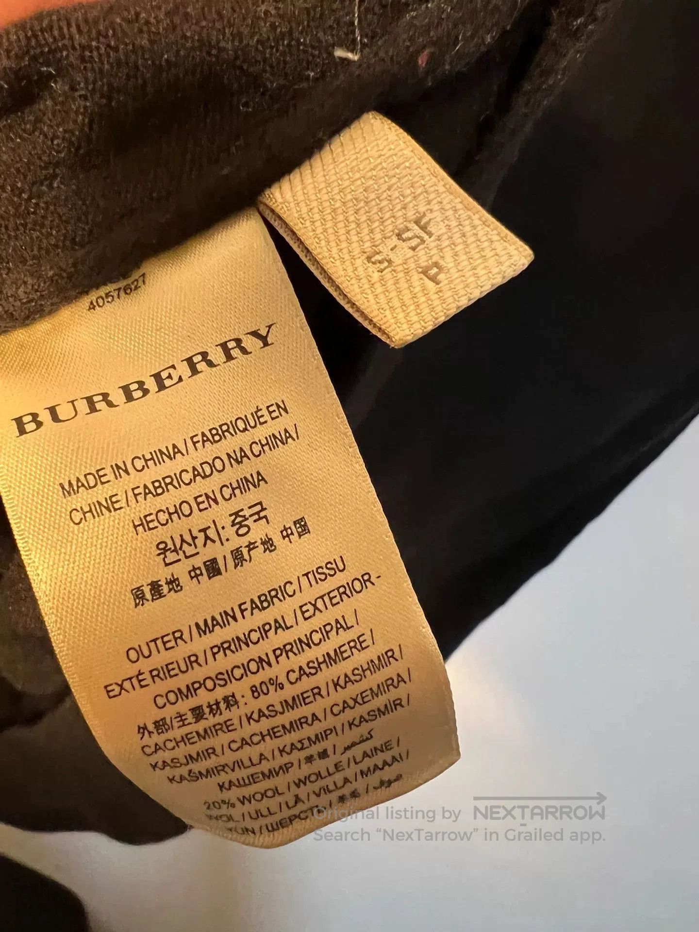 Burberry Burberry Men's Wool Cashmere Sweater. Size US S / EU 44-46 / 1 - 9 Thumbnail
