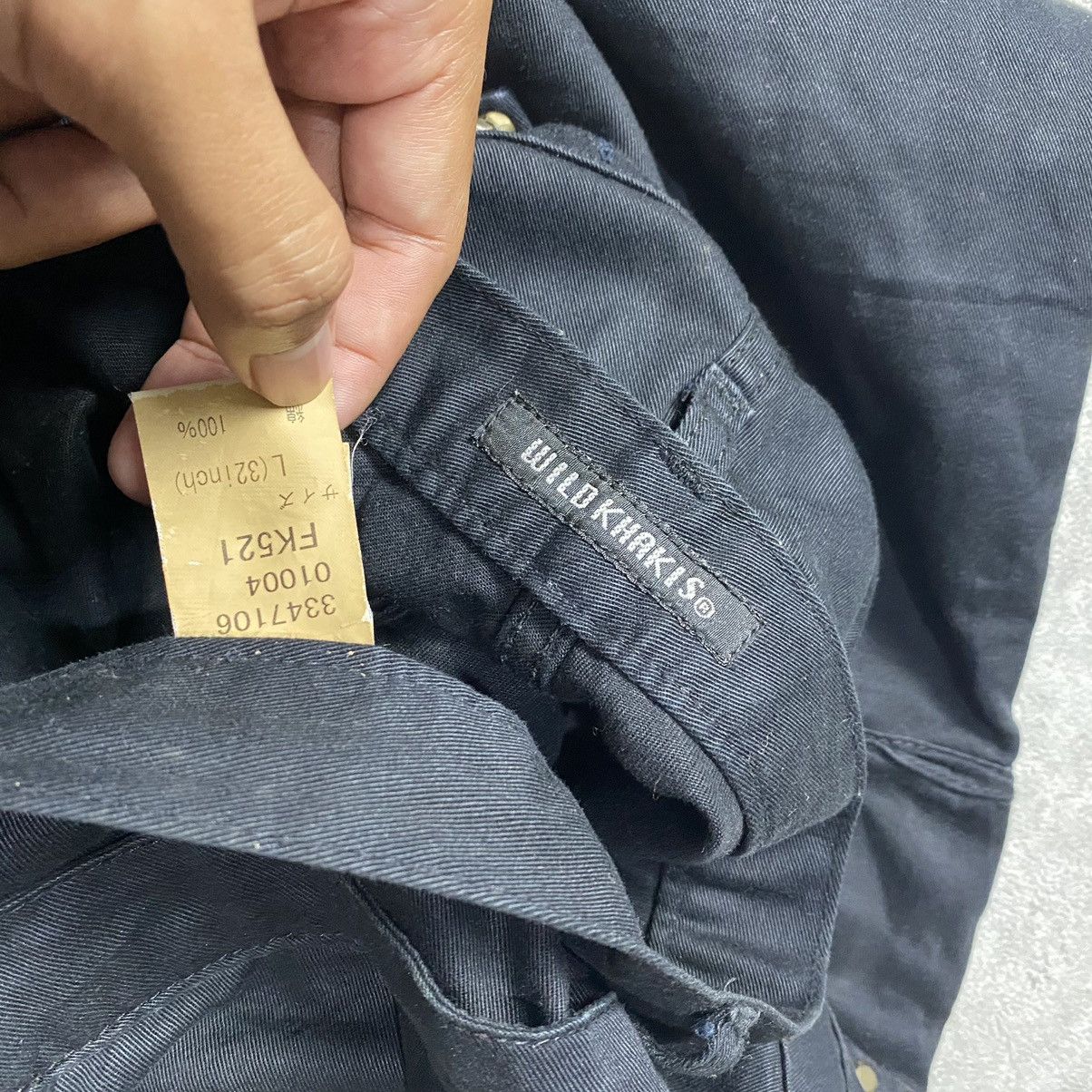14th Addiction × If Six Was Nine × Japanese Brand Wild Khakis Double Waist Studed Cargo Pants Size US 32 / EU 48 - 8 Thumbnail