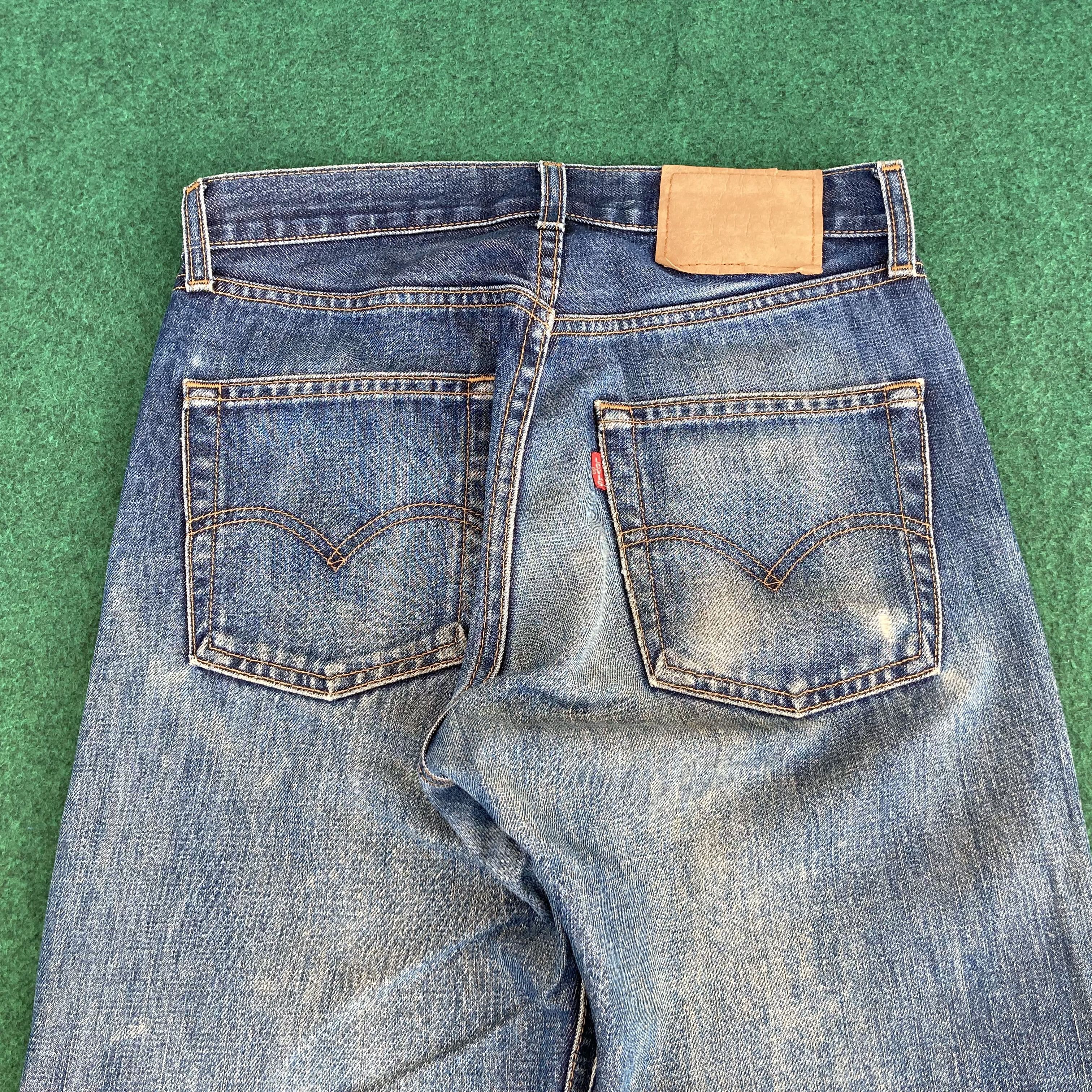 Levi's × Vintage Vtg Levis 505 Distressed Ripped Grunge Jeans Size US 29 - 11 Thumbnail