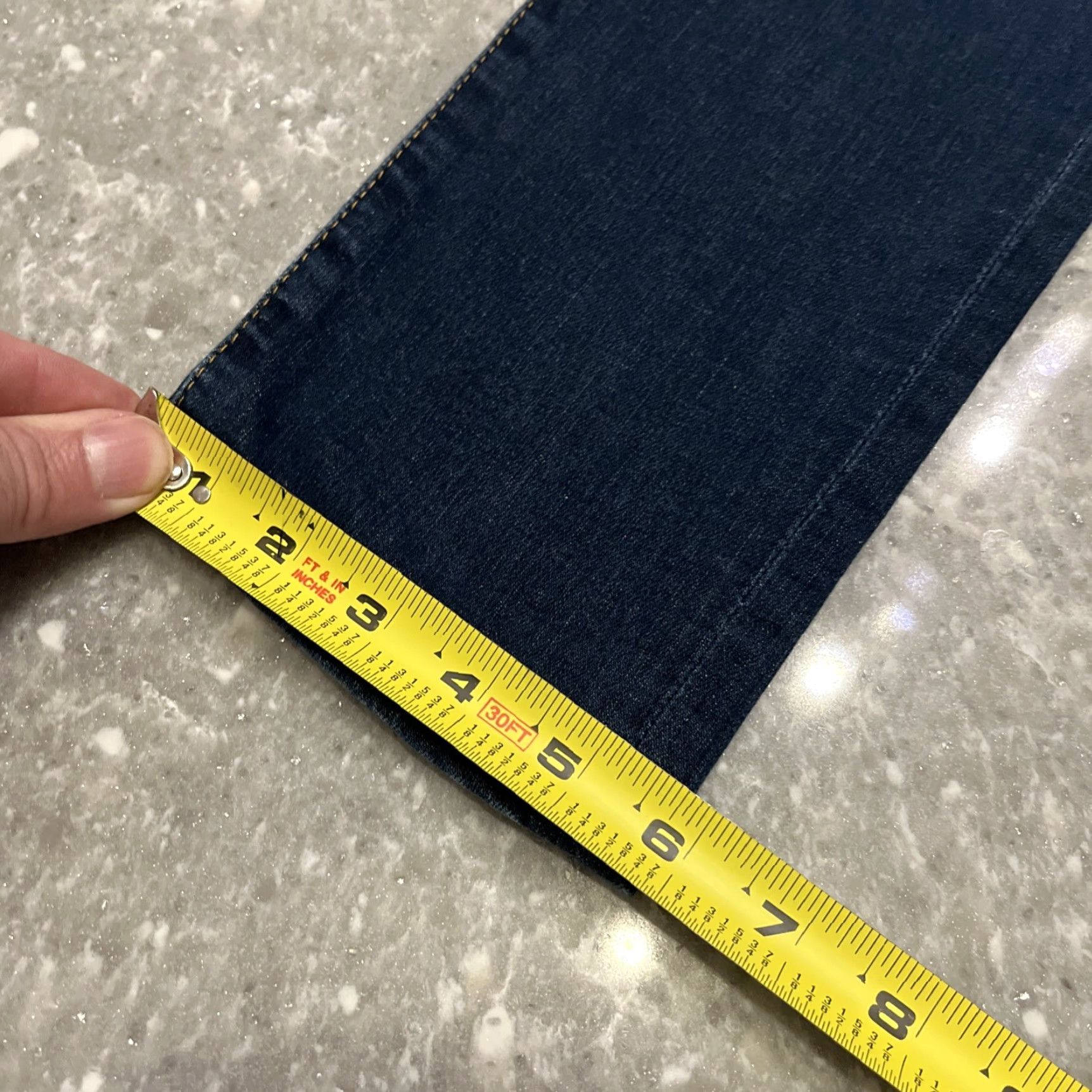 Vintage BIG STAR Jeans Maddie Skinny Womens 27 Regular Blue Denim Stretch Pockets 90s Stars Vintage Collection Size 27" / US 4 / IT 40 - 7 Thumbnail