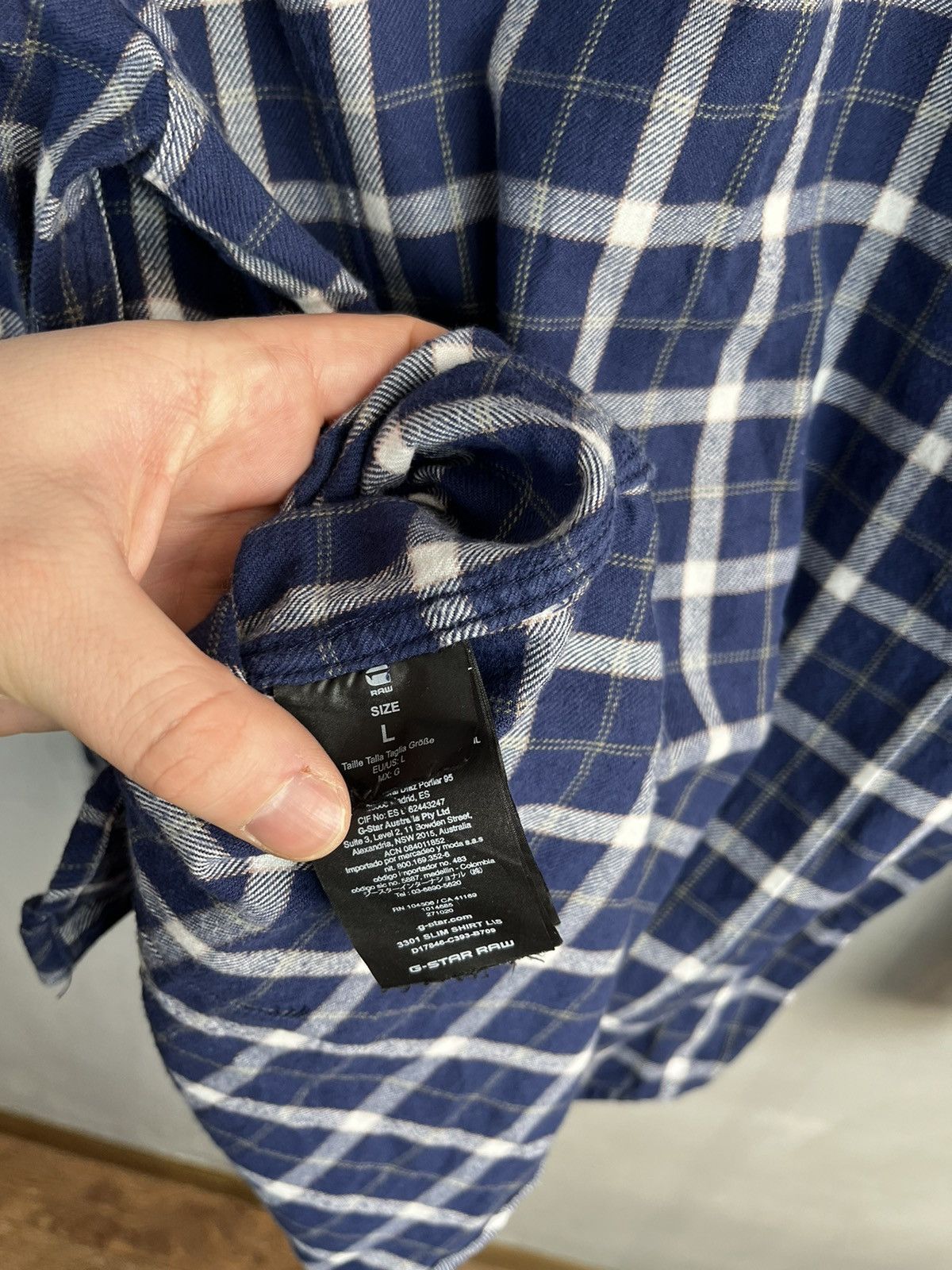 G-Star × Vintage G star flannel shirt Size US L / EU 52-54 / 3 - 11 Thumbnail