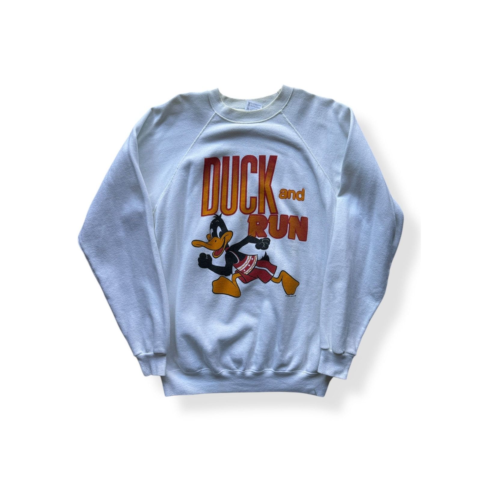 Warner Bros Vintage Daffy Duck Duck & Run Sweatshirt SZ XL Size US XL / EU 56 / 4 - 1 Thumbnail