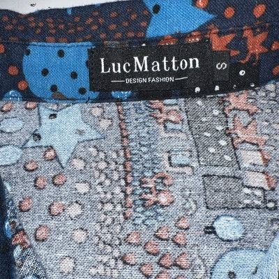 Other Luc Matton Men's Abstract Birds Cats Hearts Fish Button Up S Size US S / EU 44-46 / 1 - 3 Thumbnail