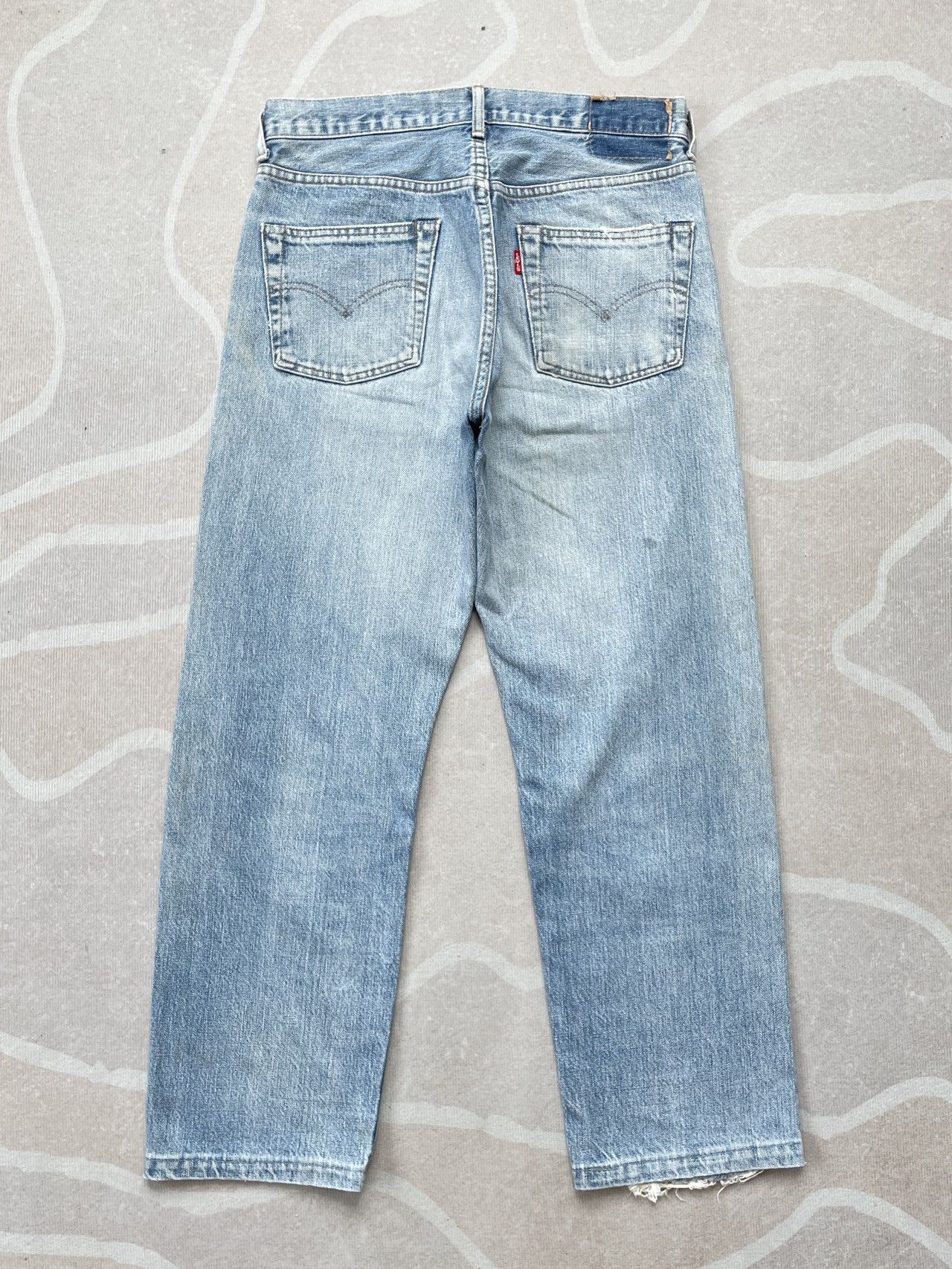 Levi's Vintage Levis 502xx Selvedge (P128) Size US 30 / EU 46 - 2 Thumbnail