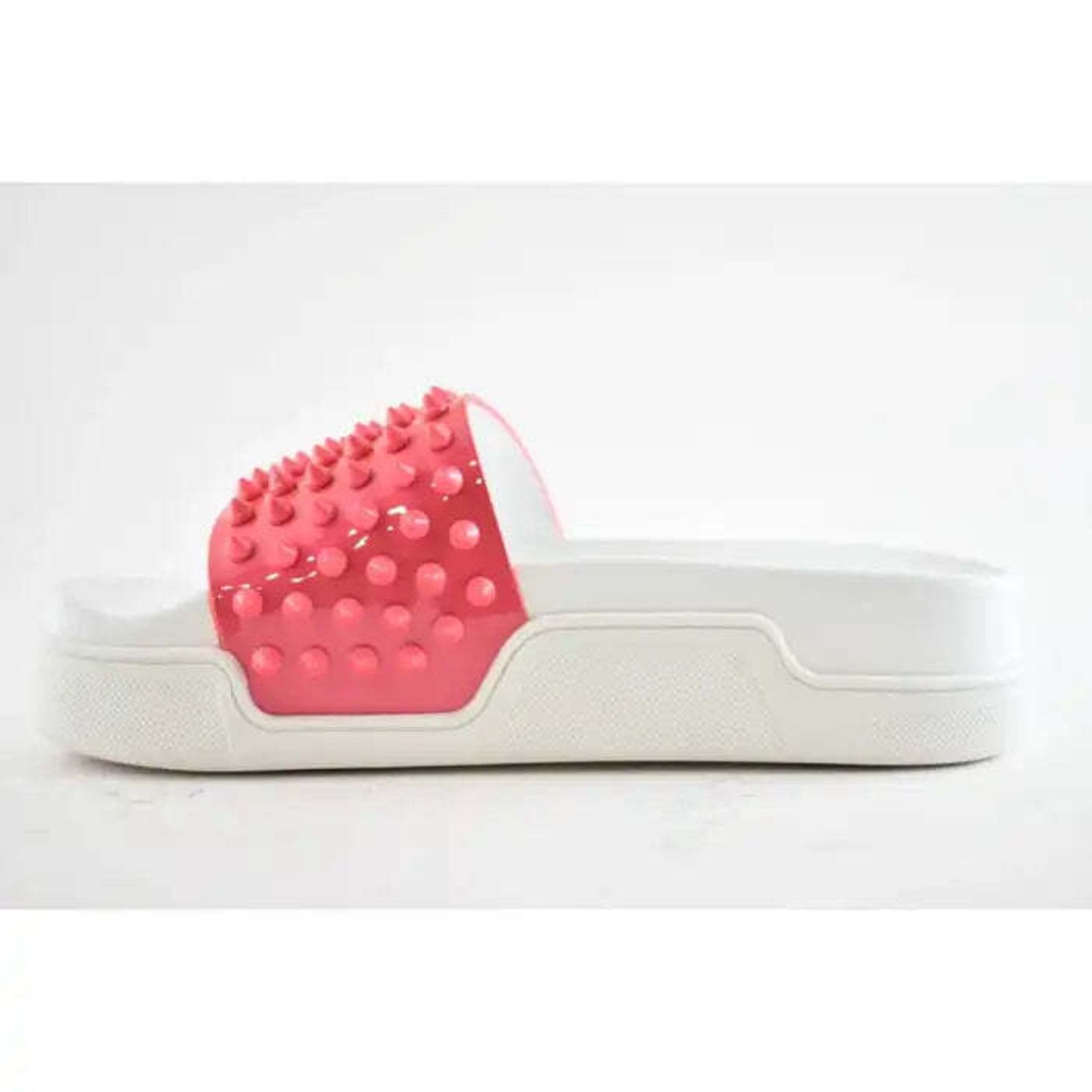 Christian Louboutin Christian Louboutin Pool Fun Donna Flat Pink White Platform Size US 10.5 / IT 40.5 - 9 Thumbnail